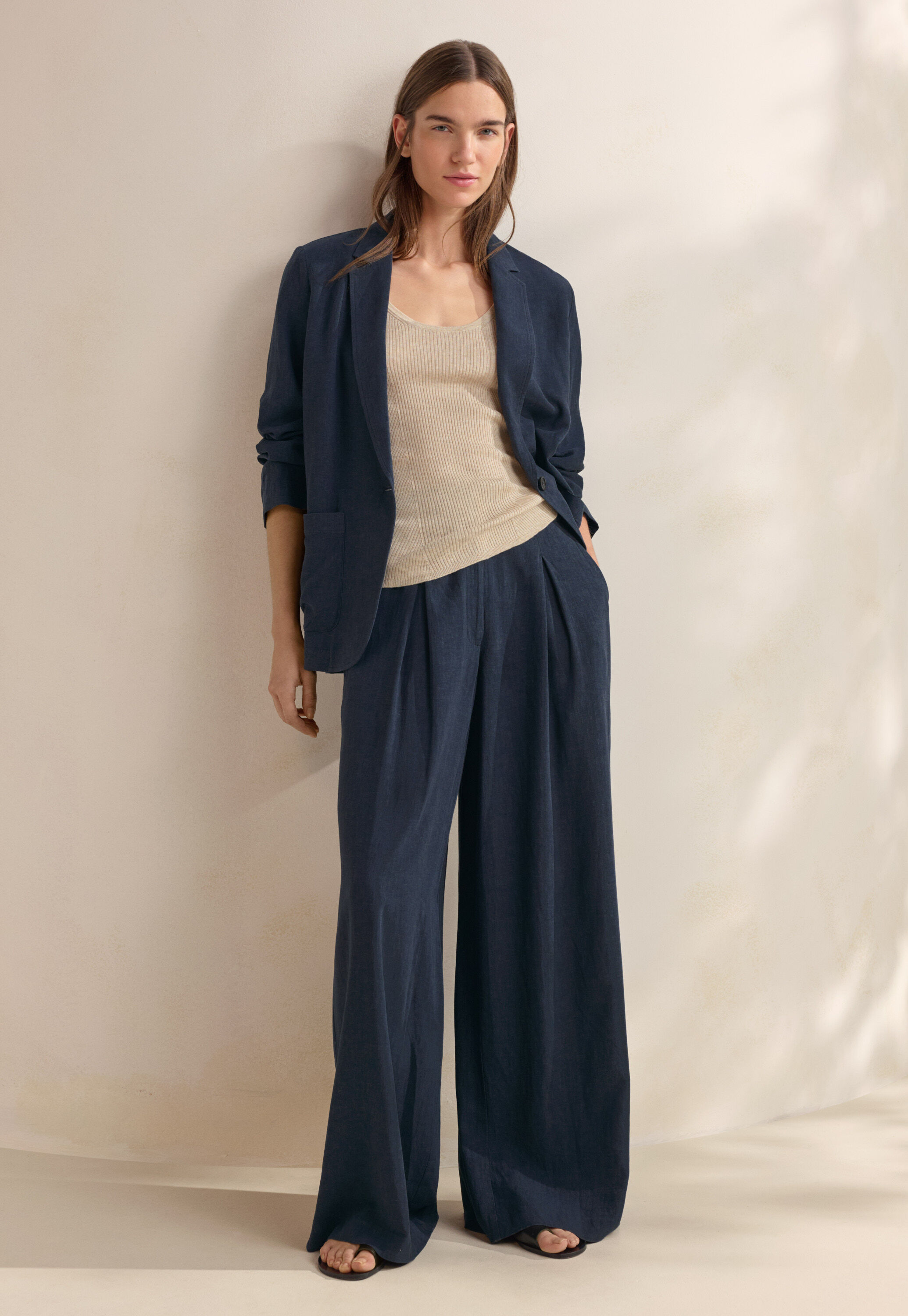 Patch-pocket blazer, Midnight, large