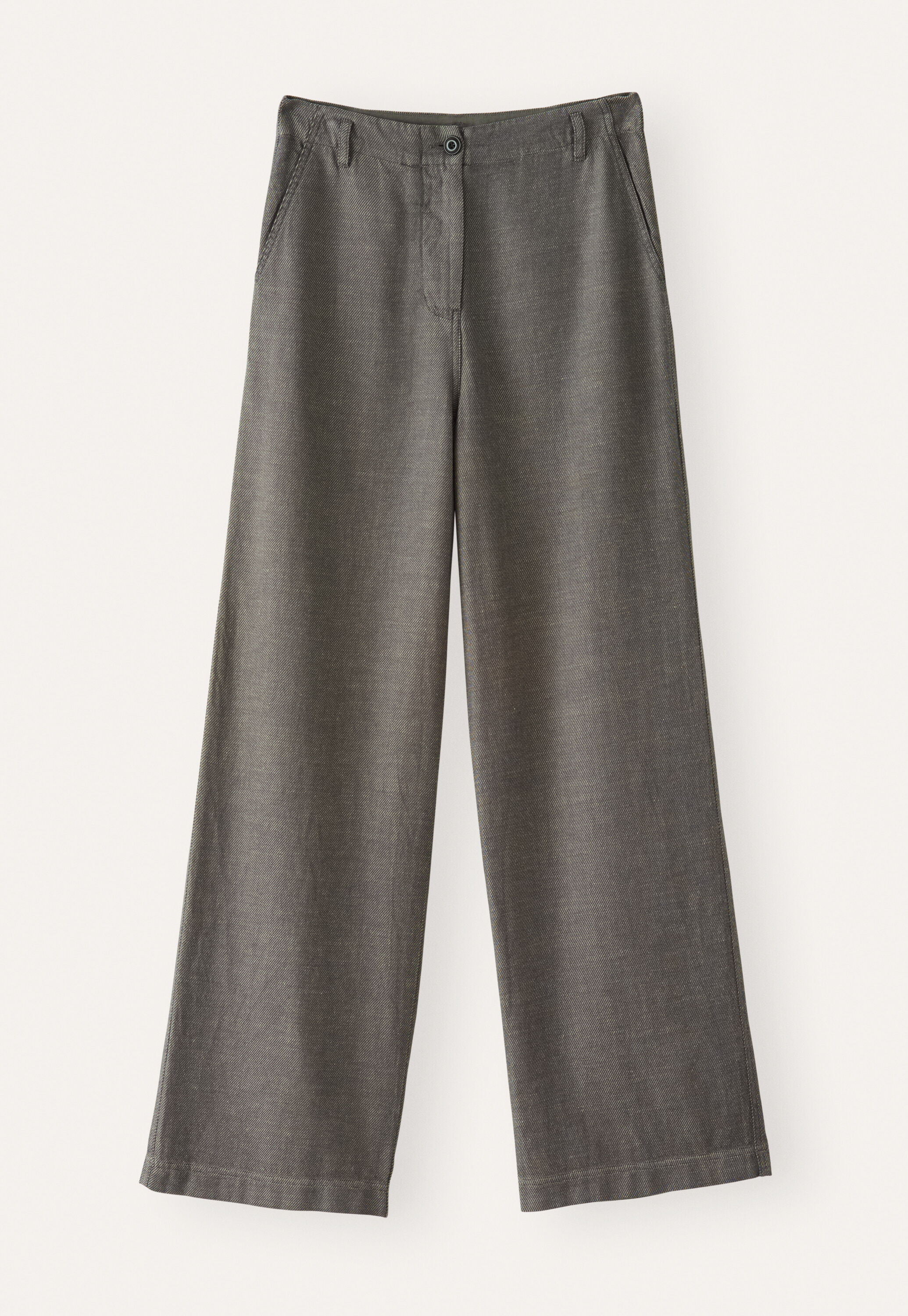 Straight-leg trousers, Soft charcoal, large