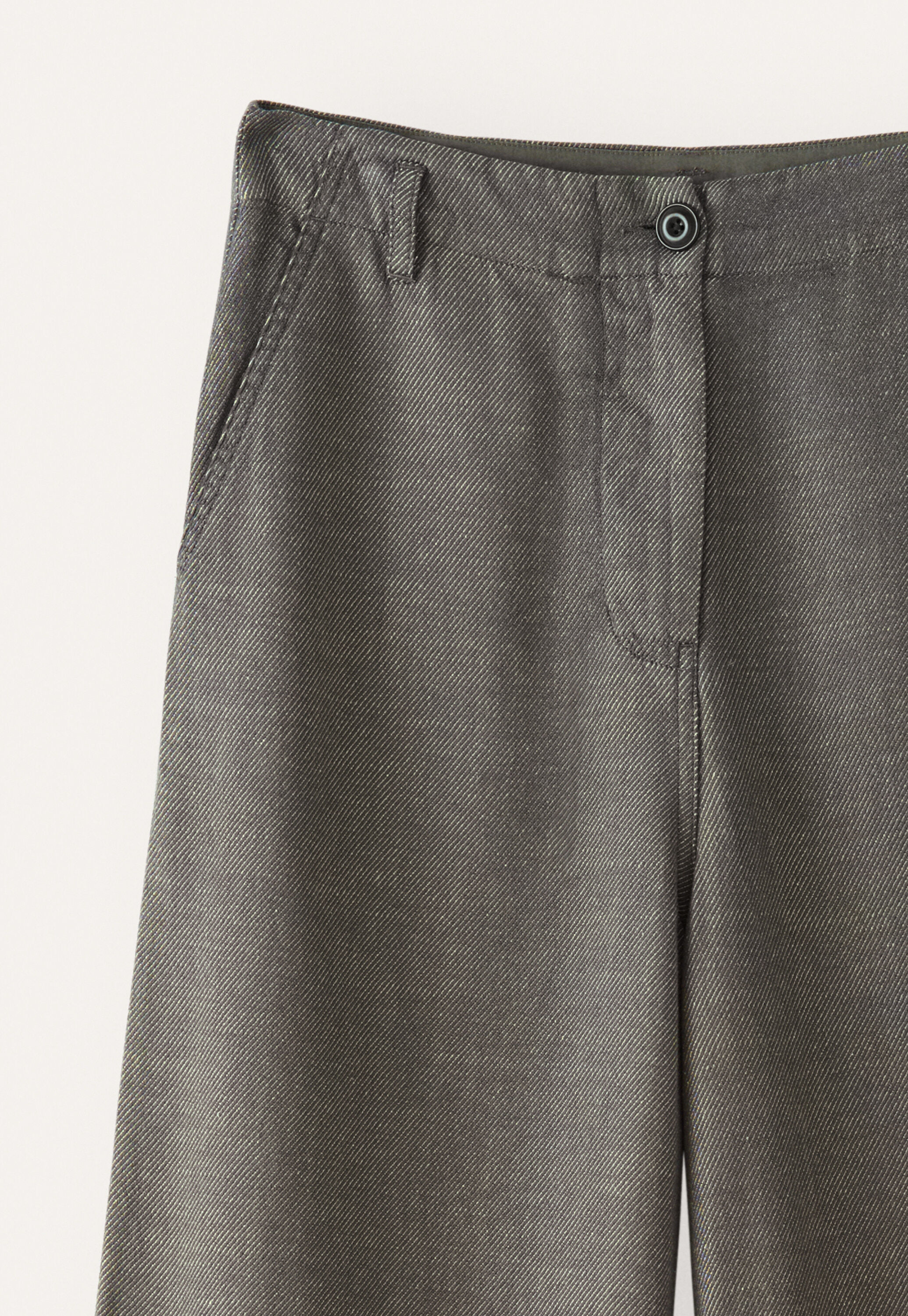 Straight-leg trousers, Soft charcoal, large
