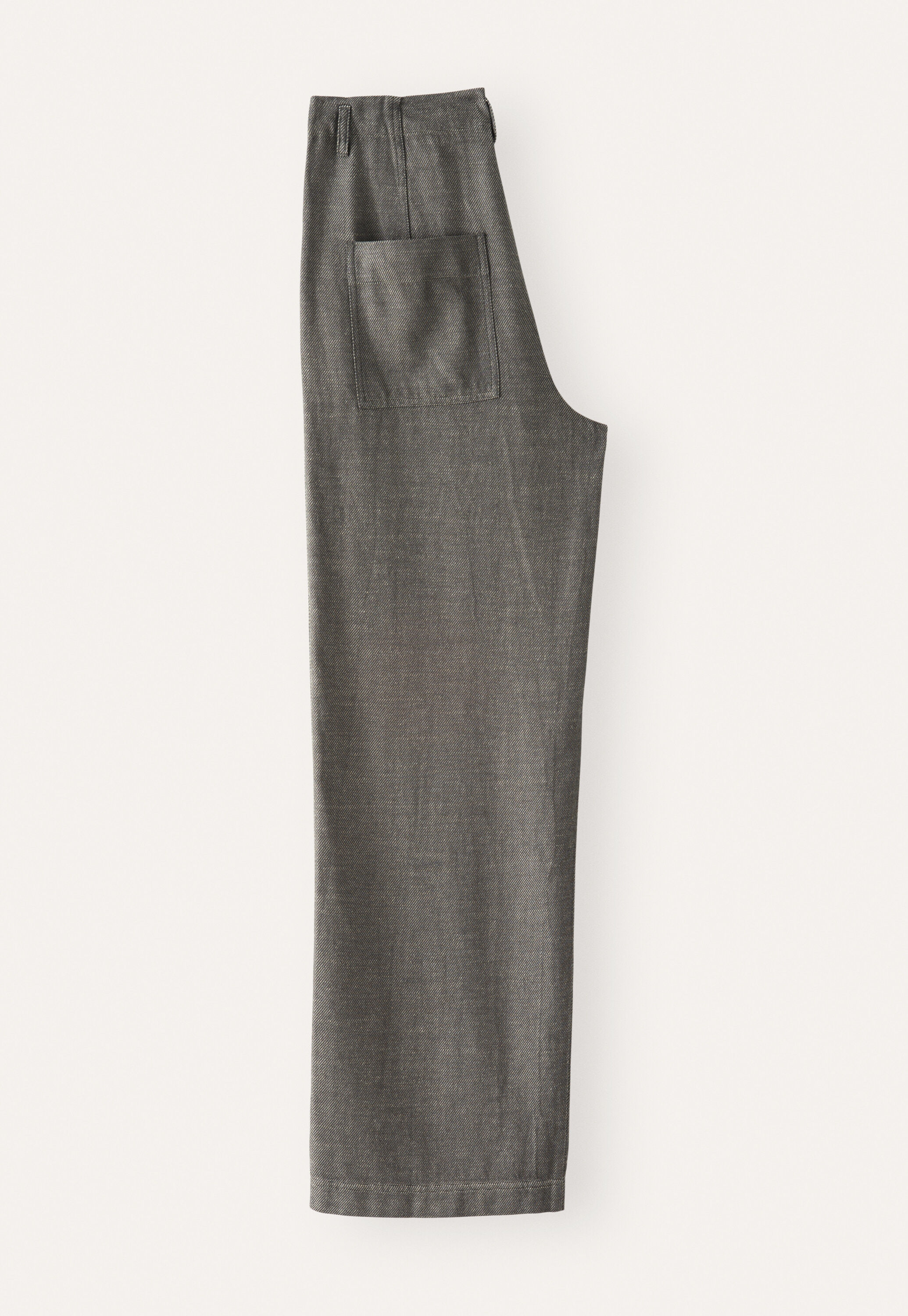 Straight-leg trousers, Soft charcoal, large