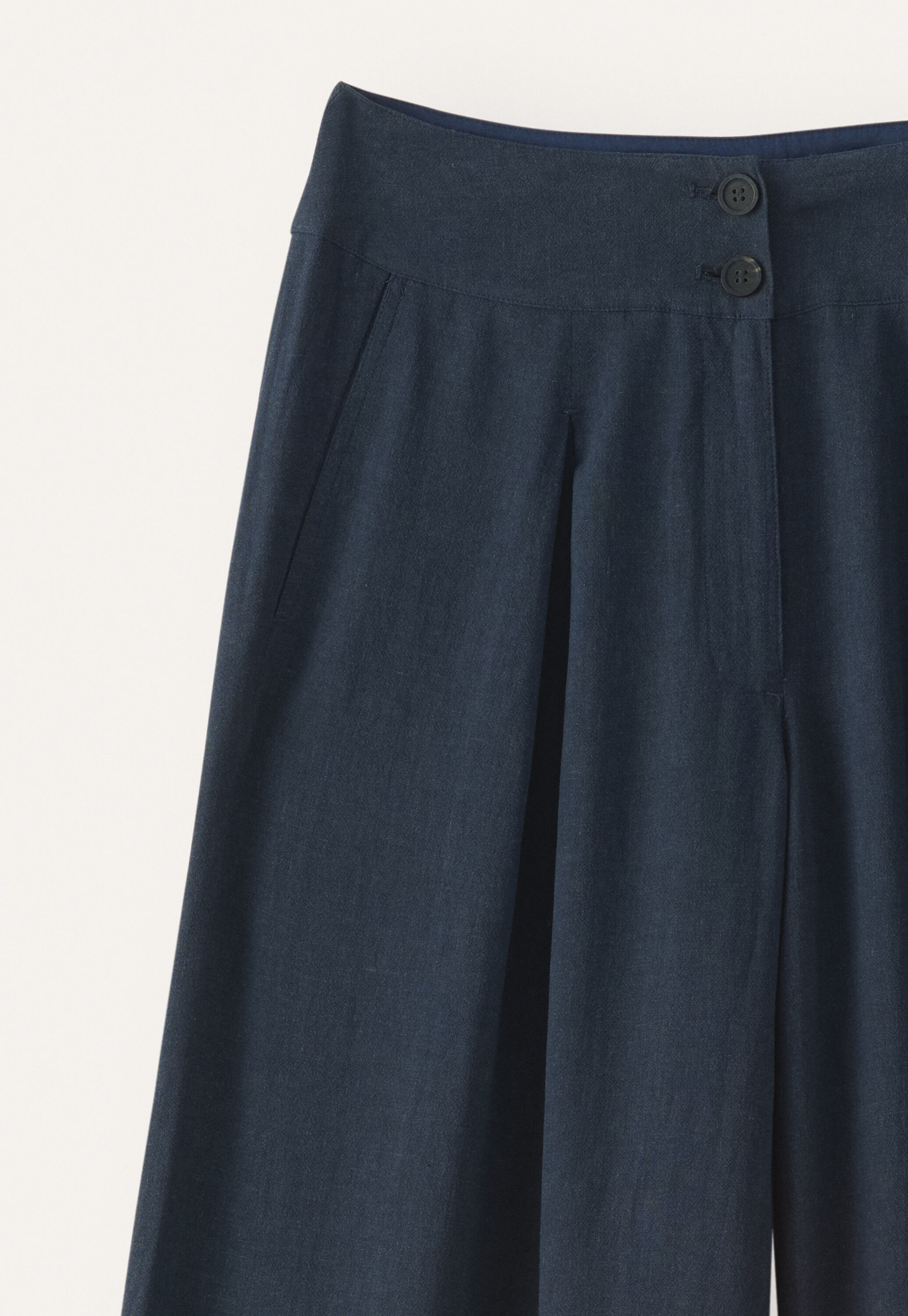 Wide-leg trousers, Midnight, large