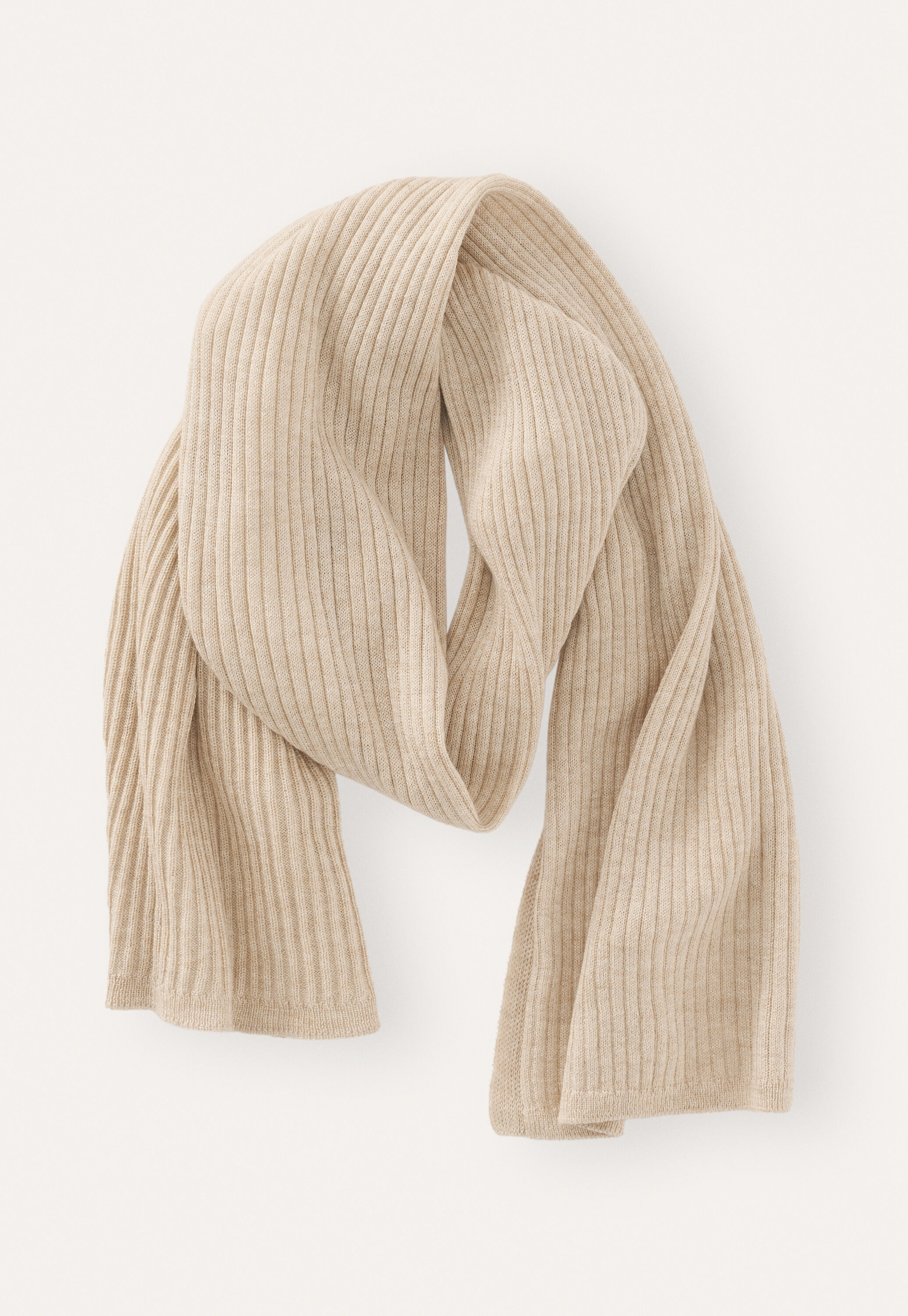 Rib-stitch scarf