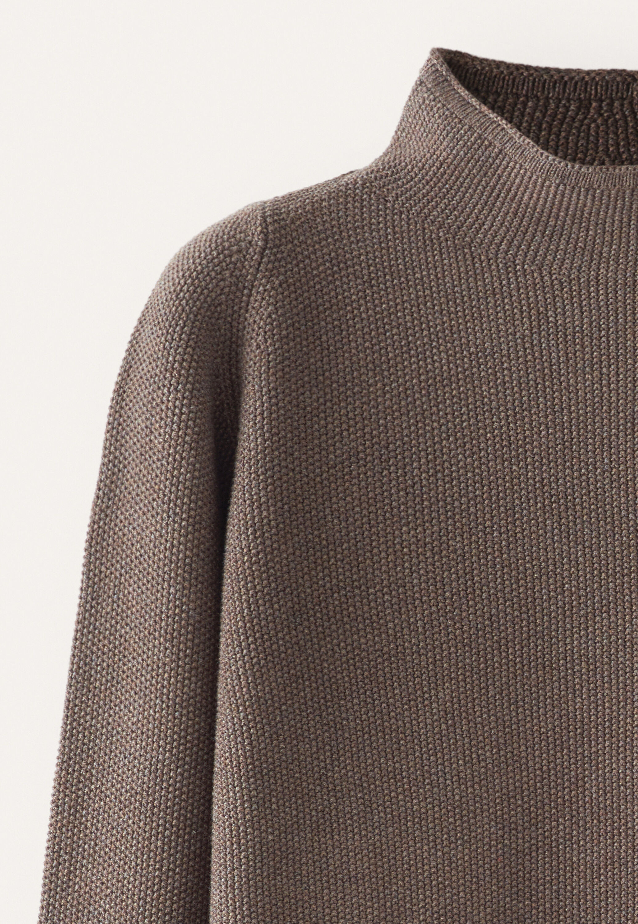 Funnel-neck sweater