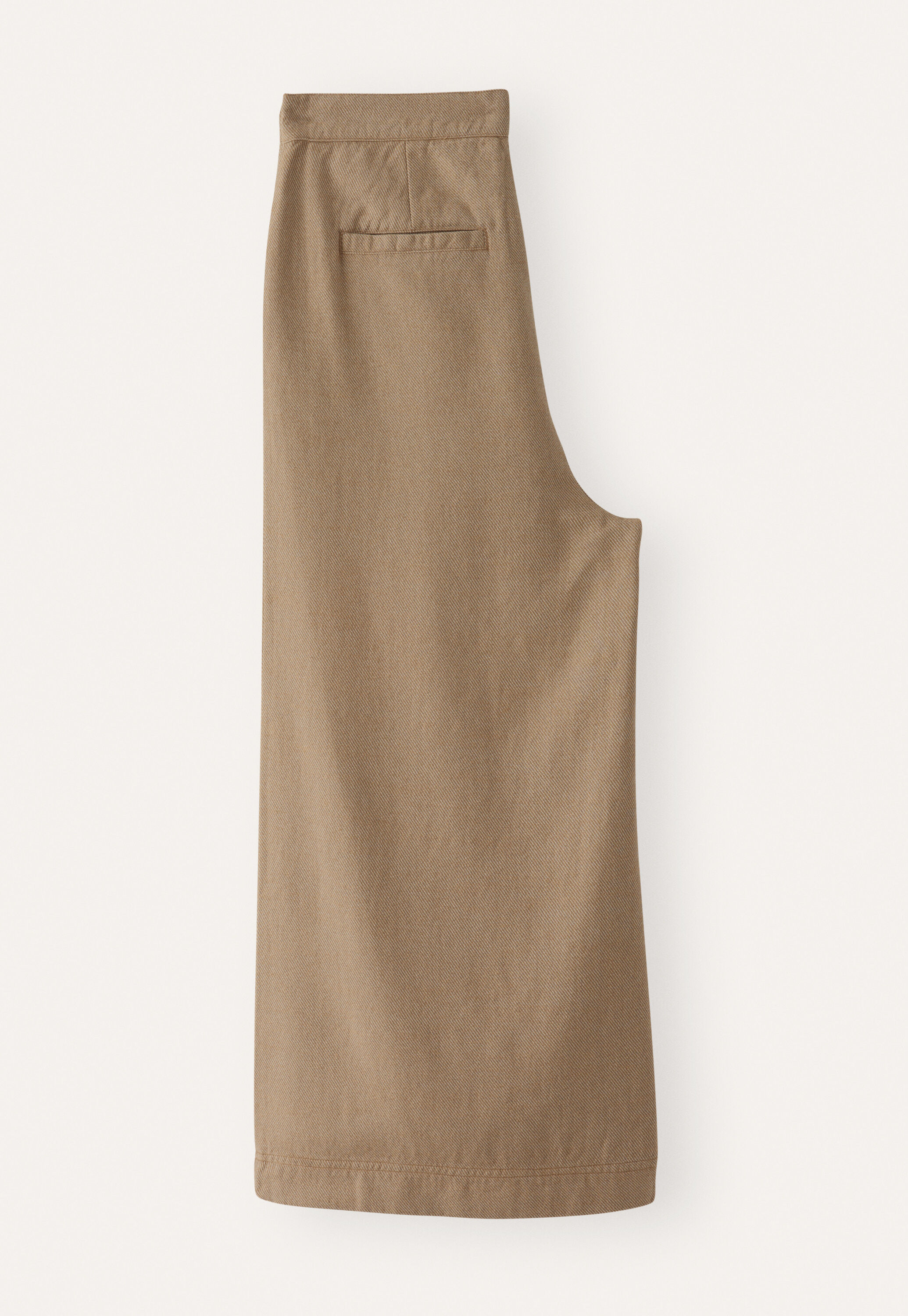 Cropped & wide trousers, Camel grey, large