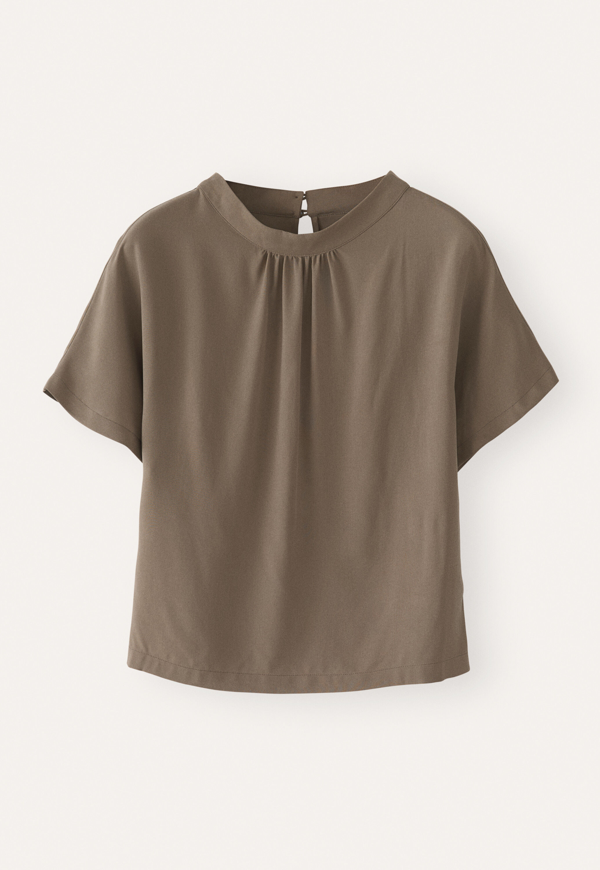 Dolman-sleeve blouse, Taupe, large