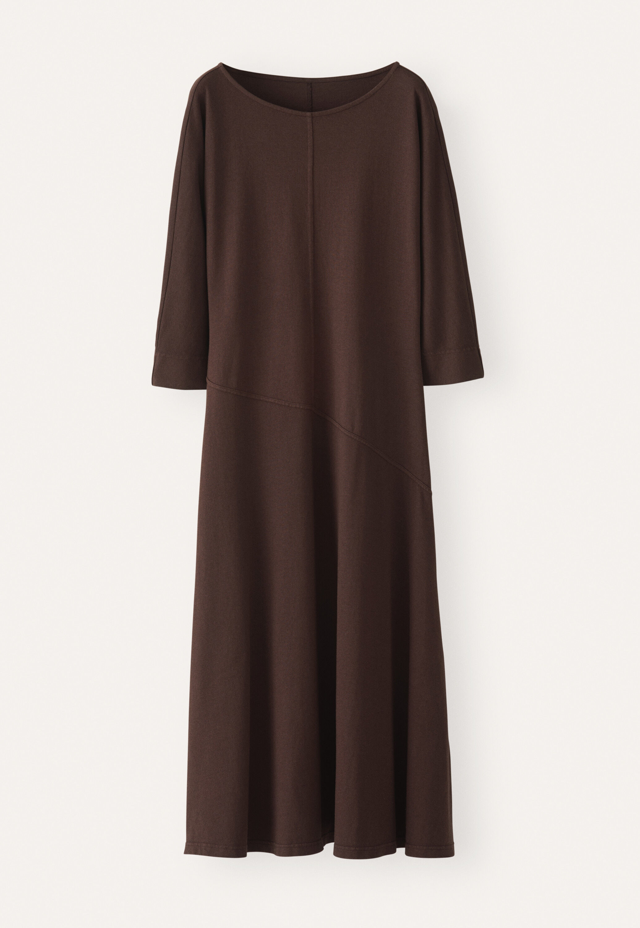 Jersey bias-cut dress, Port, large