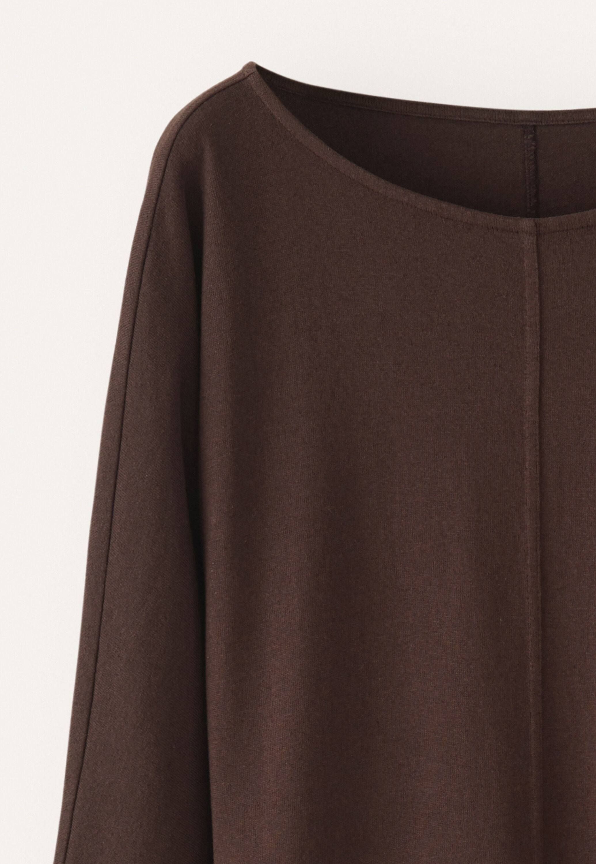 Jersey bias-cut dress, Port, large