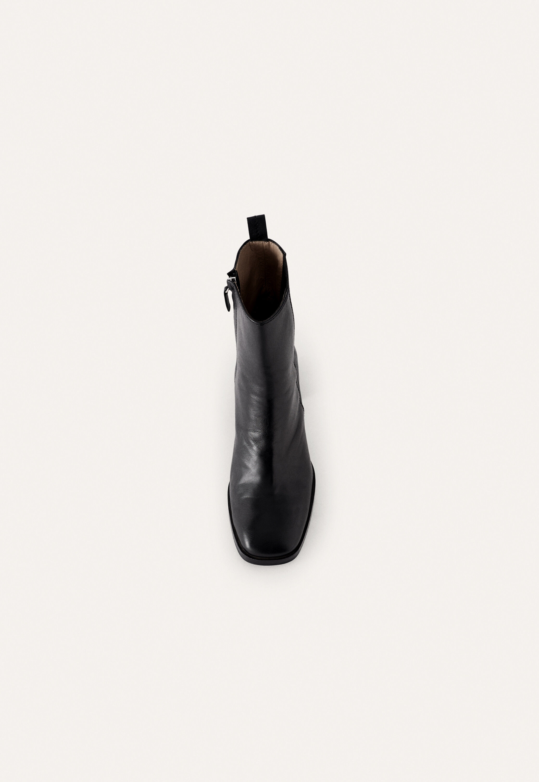 Heeled ankle-boots, Black, large