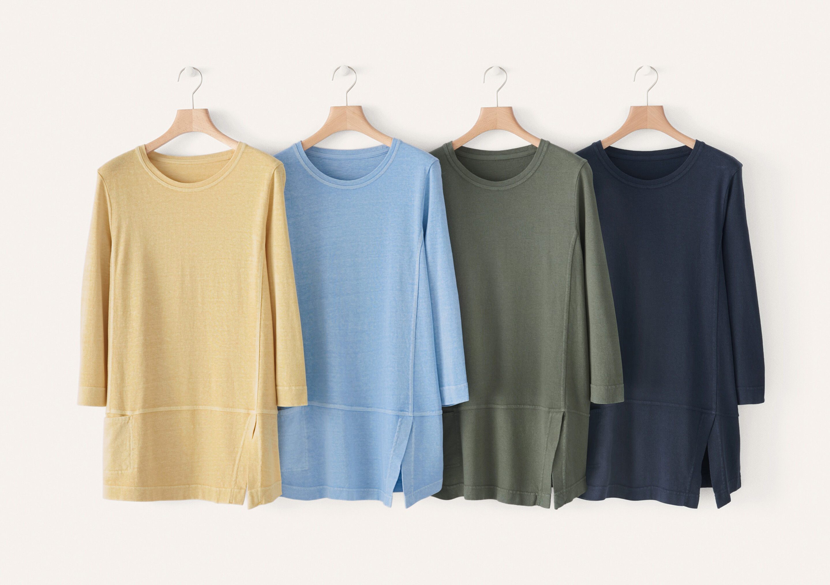 Button-through rib top