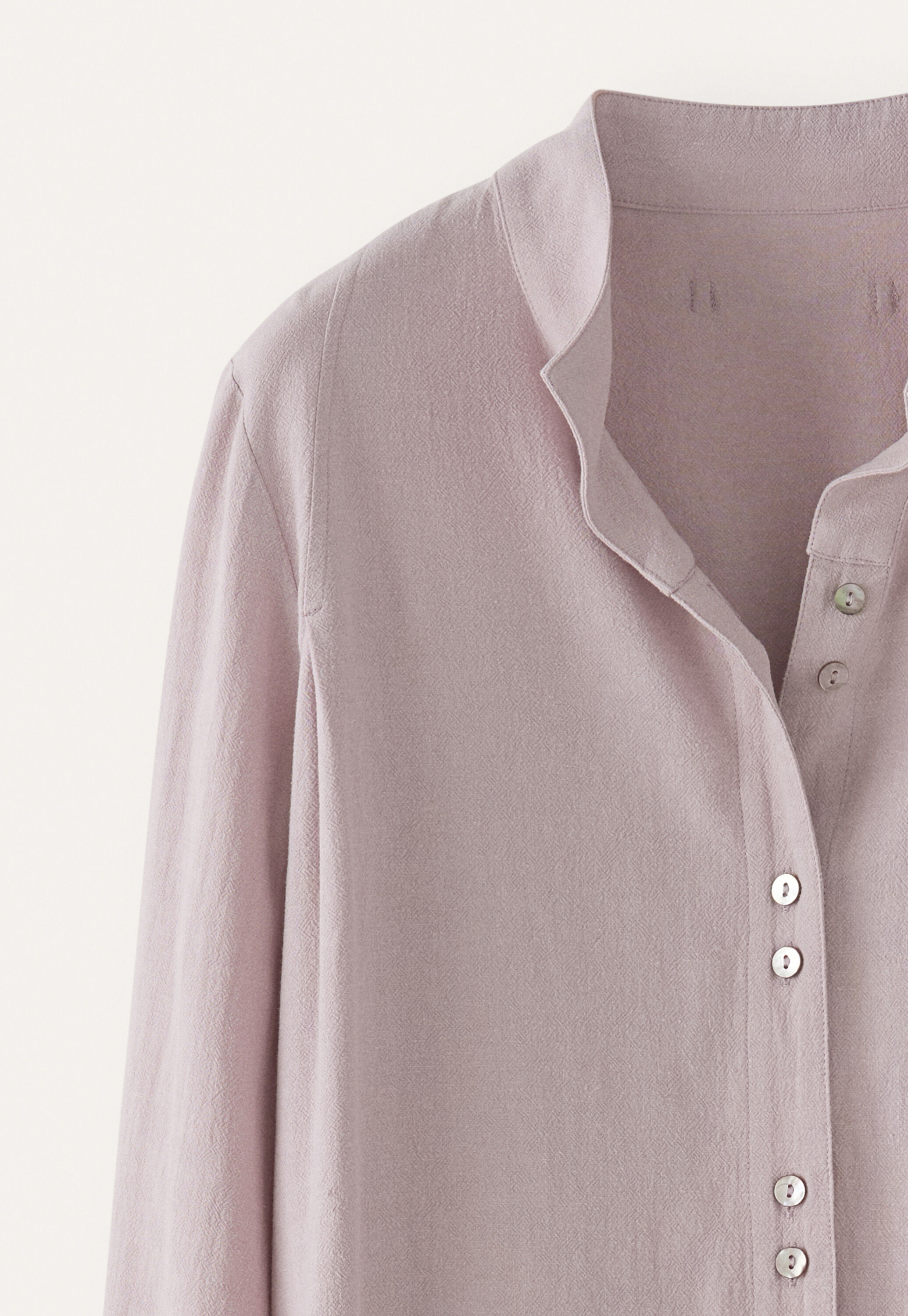 Funnel-neck blouse, Orchid rose, large
