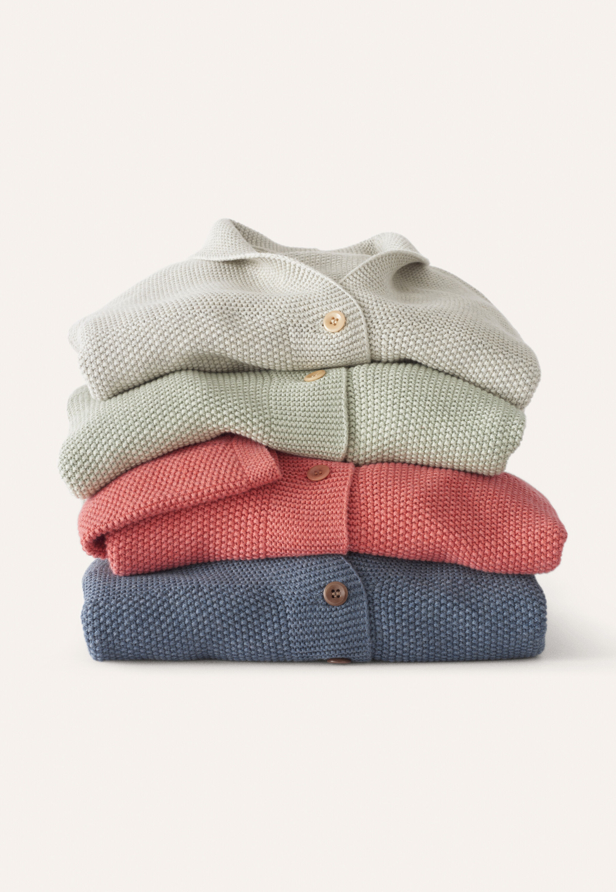 Hand-knitted cardigan