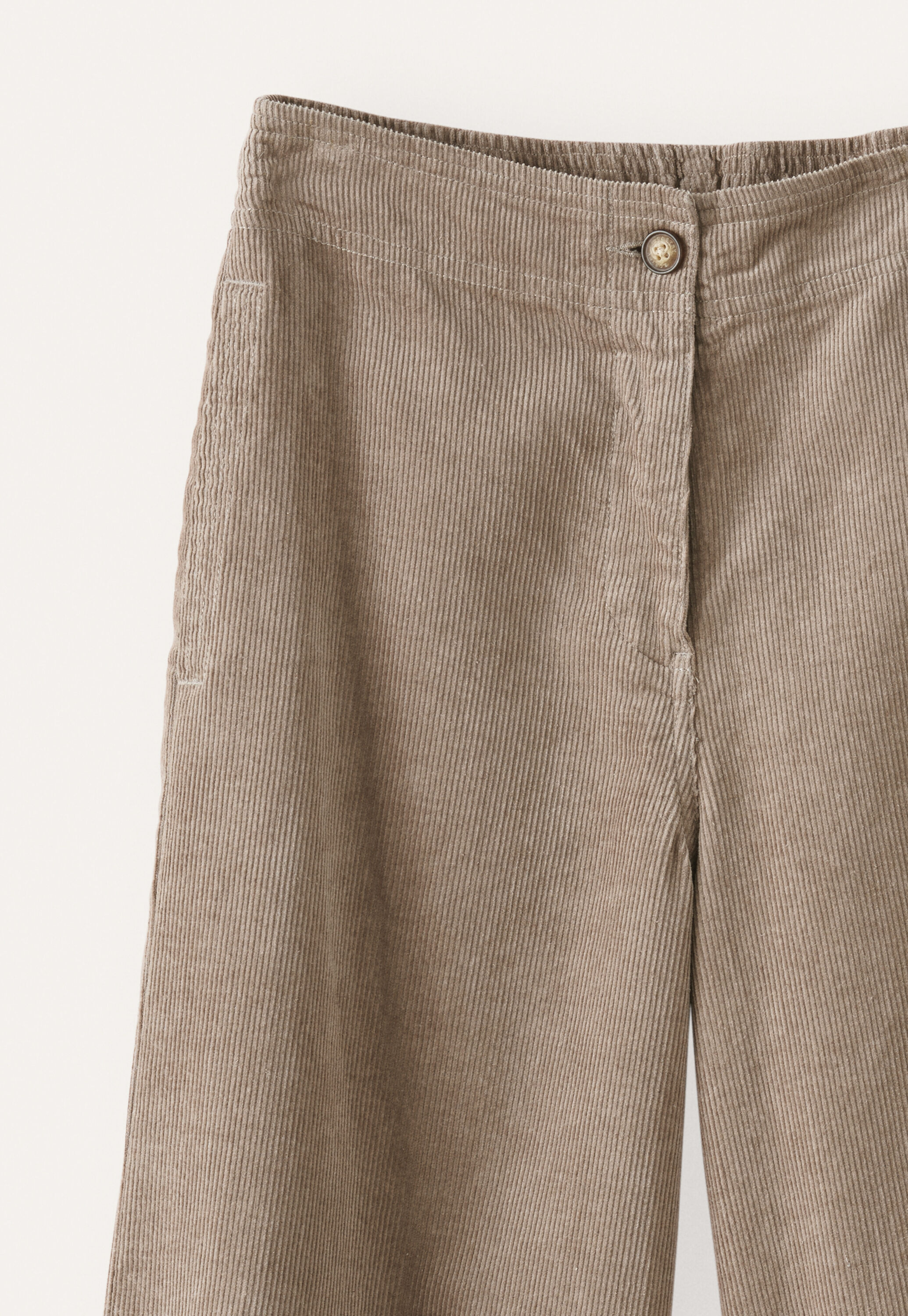 Cropped trousers, Brown mink, large