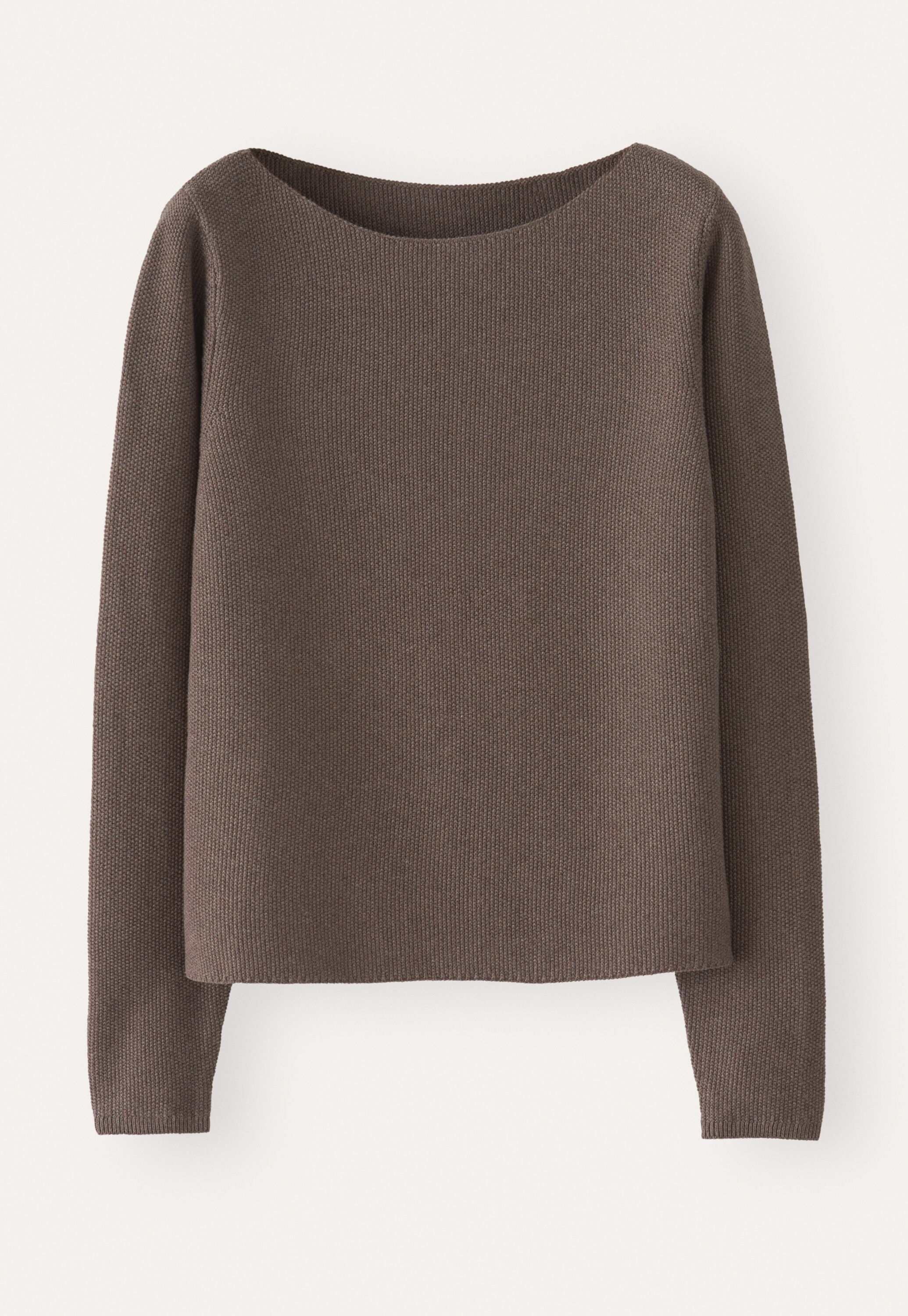 Boat-neck sweater