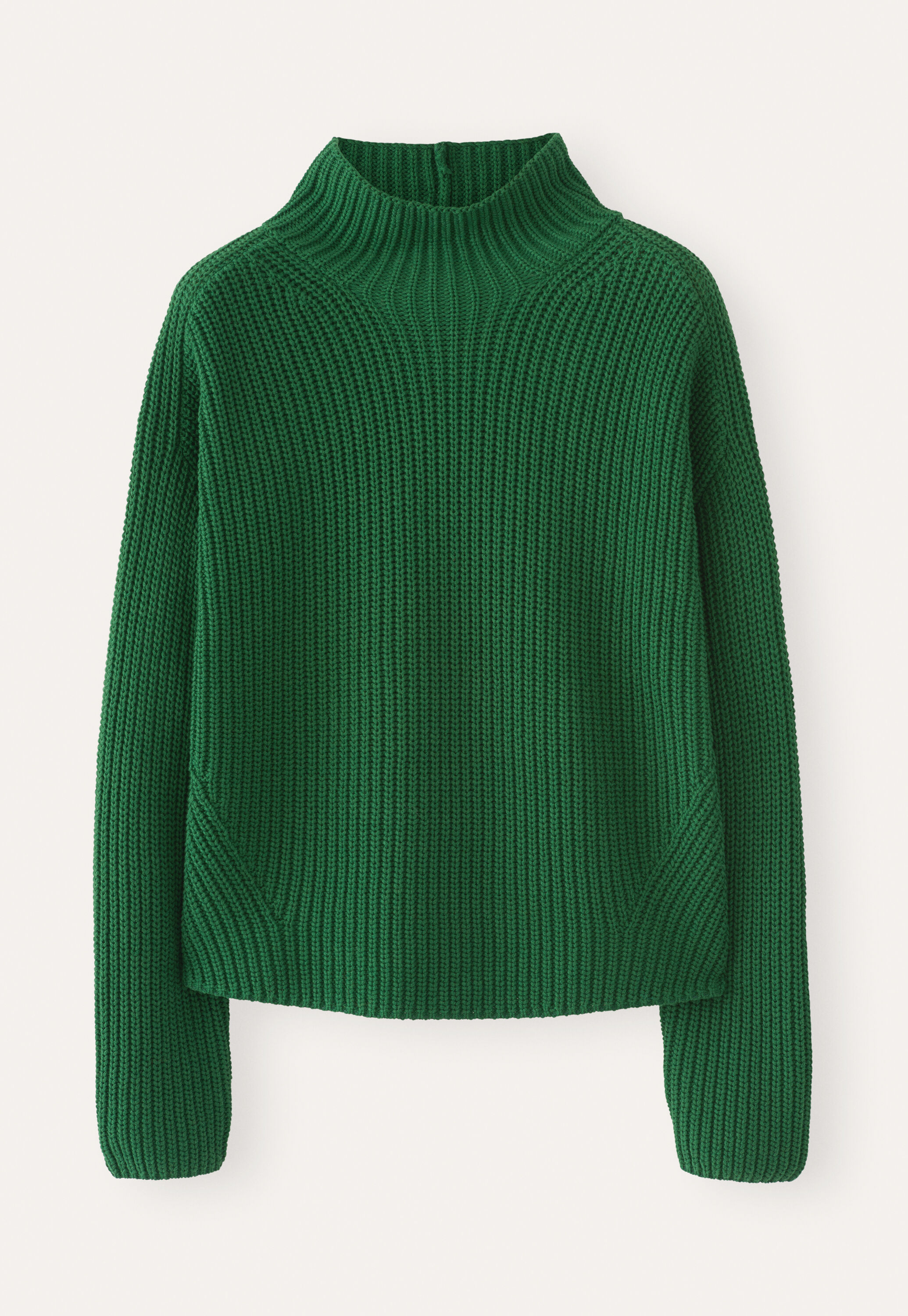 Funnel-neck sweater