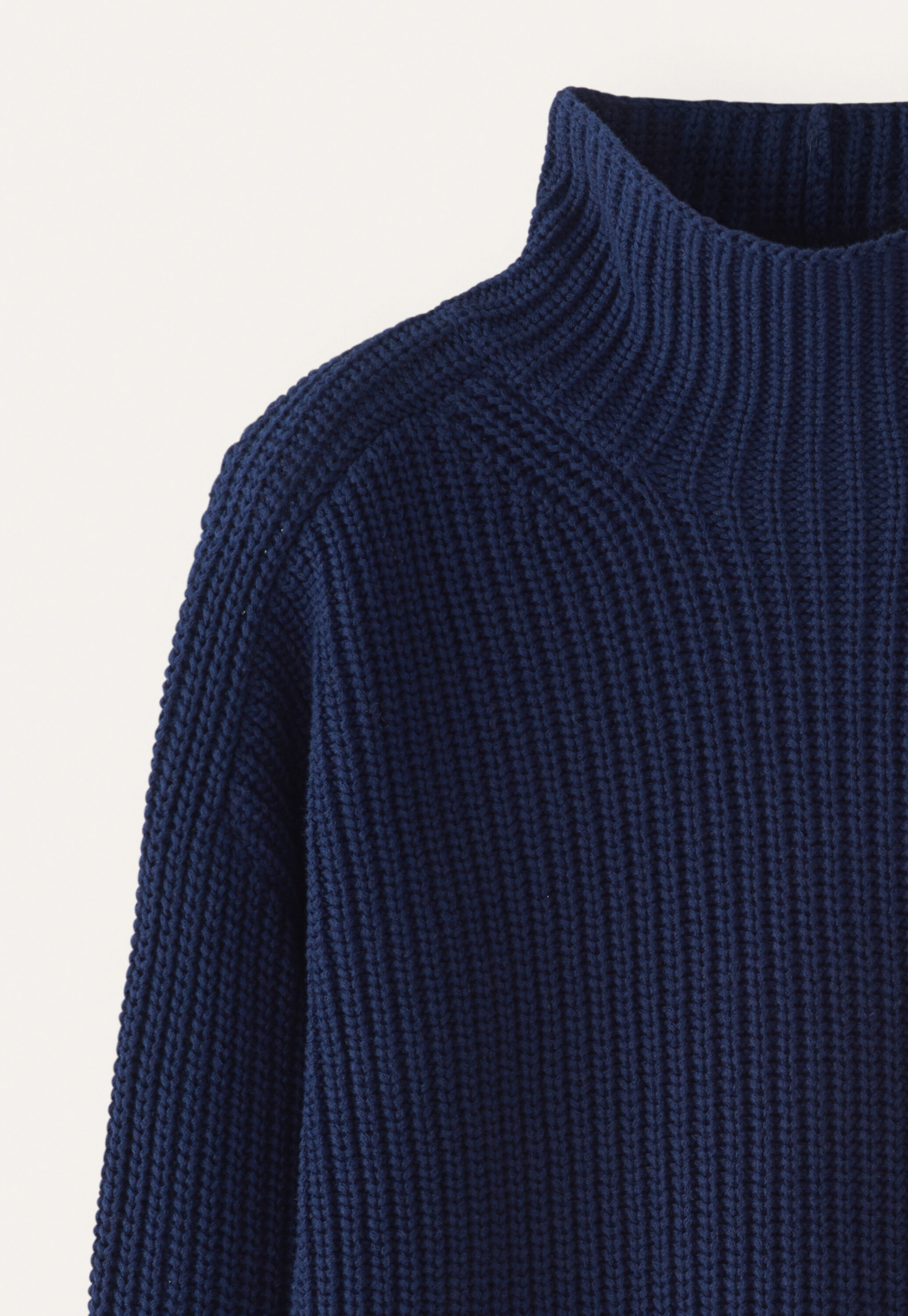 Funnel-neck sweater