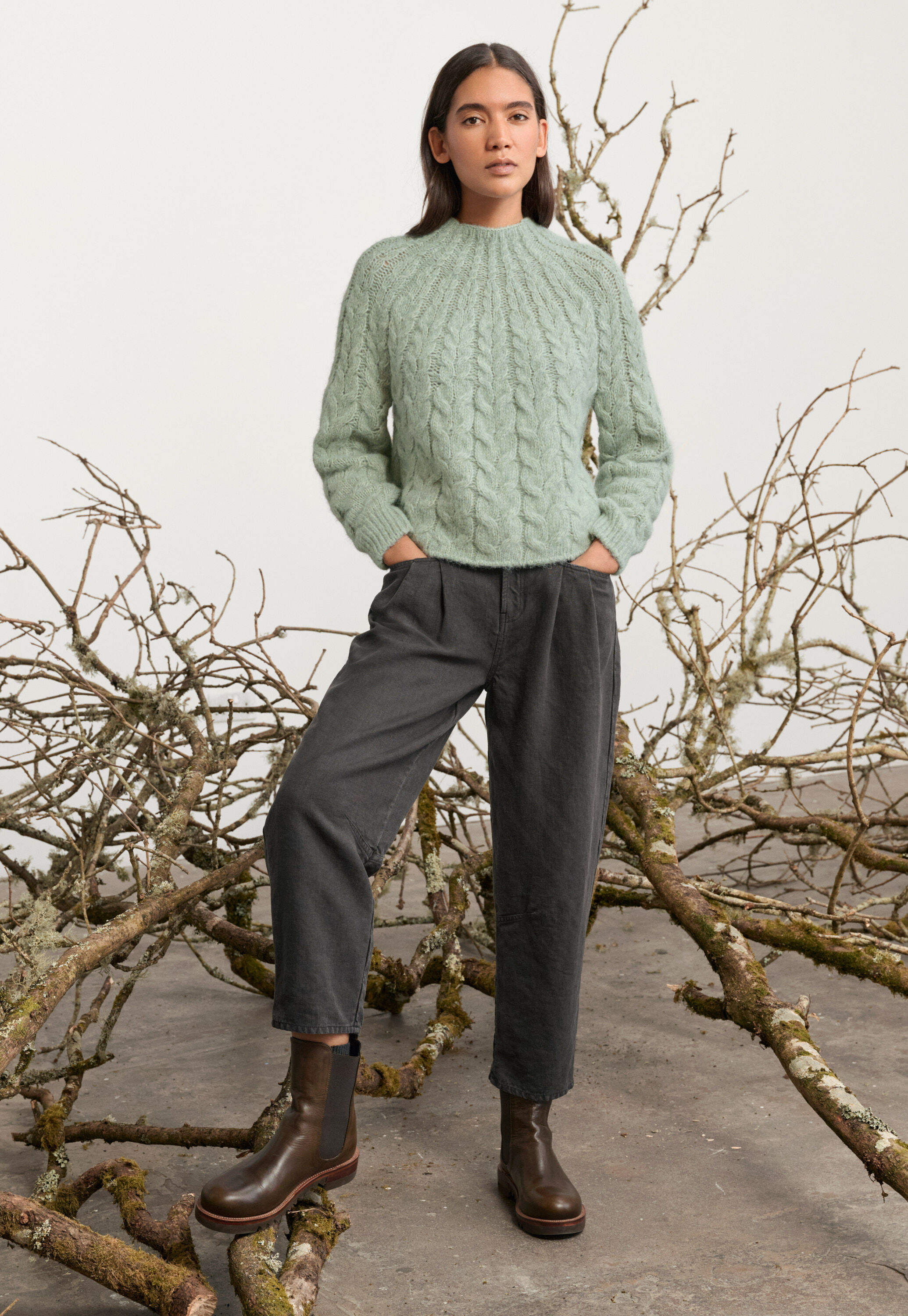 Edge-to-edge cardigan