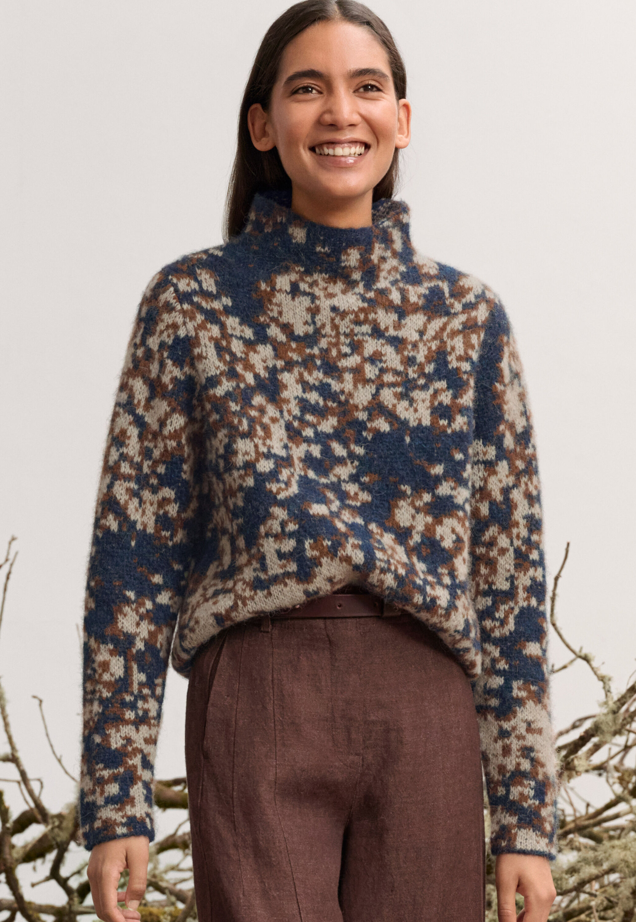 Edge-to-edge cardigan
