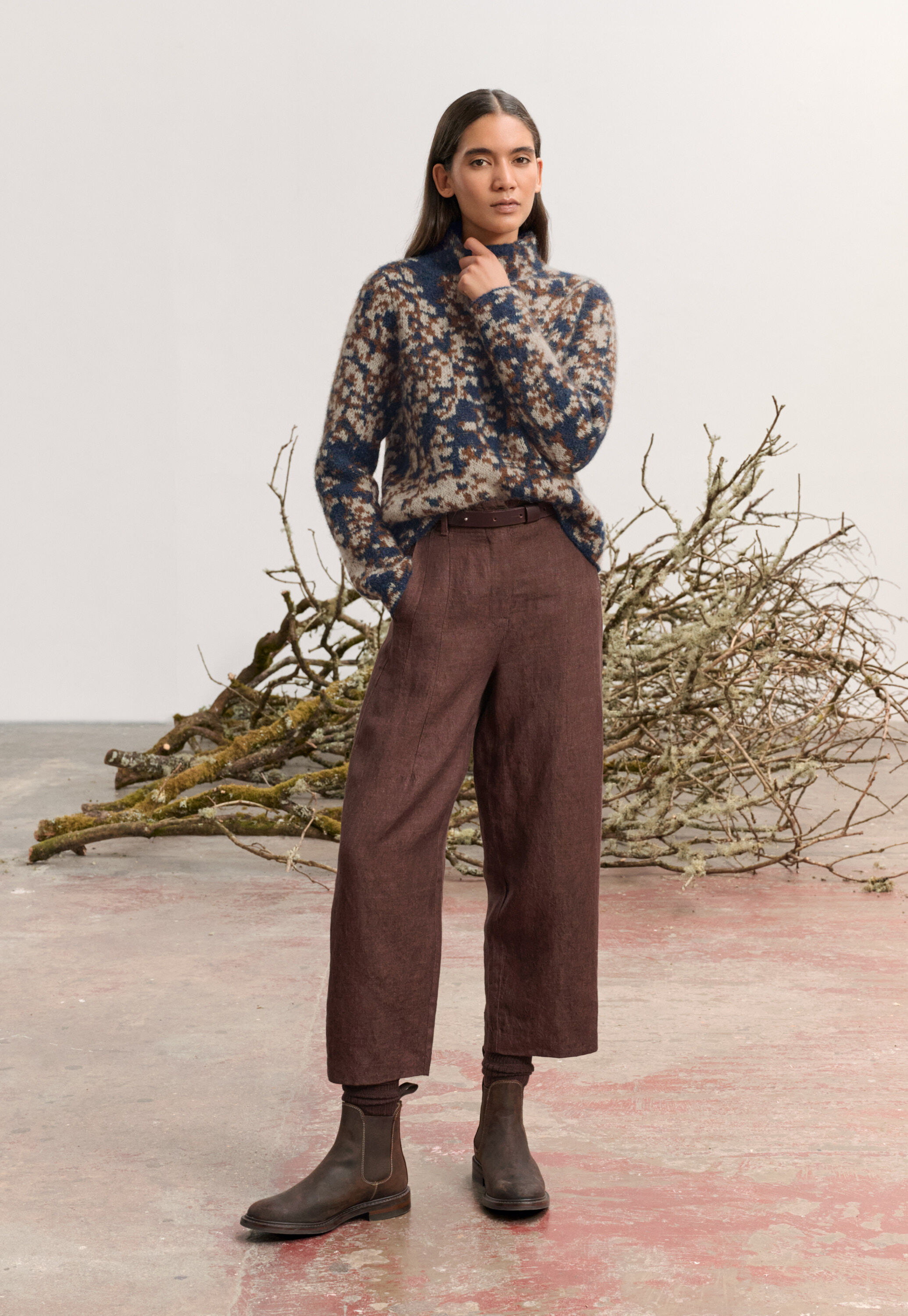 Edge-to-edge cardigan