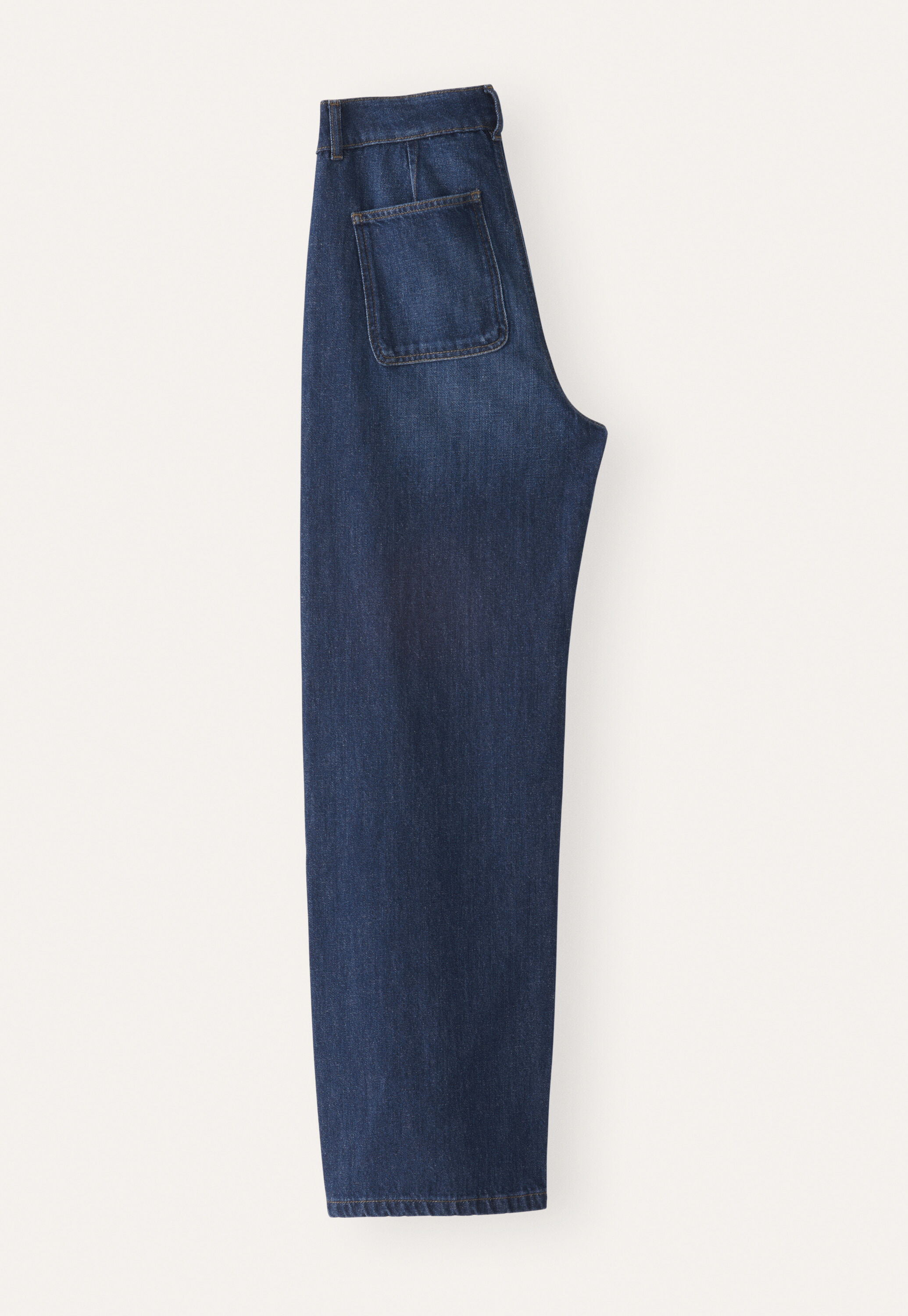 Straight-leg jeans, Dark mid wash, large