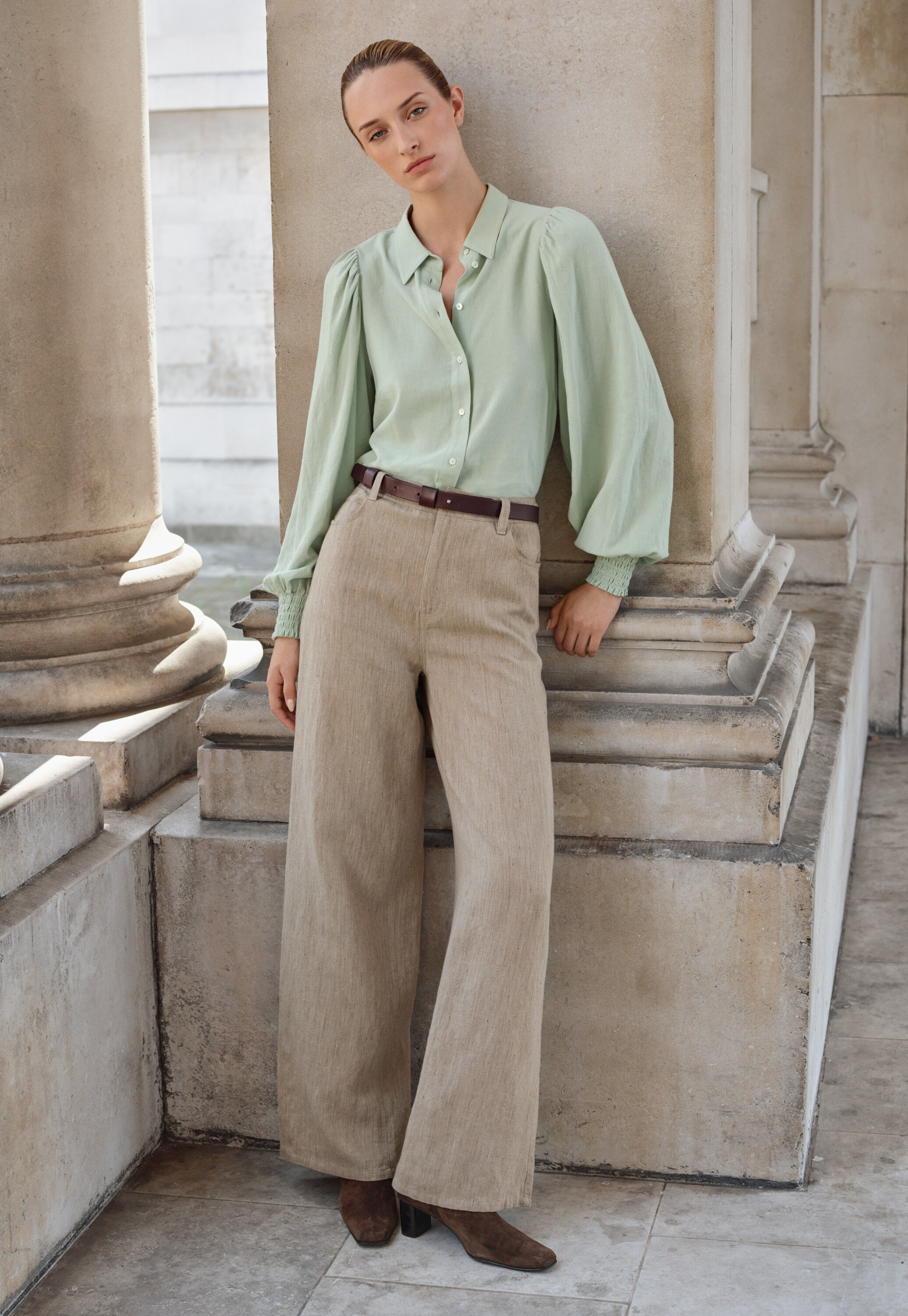 Wide & straight leg trousers