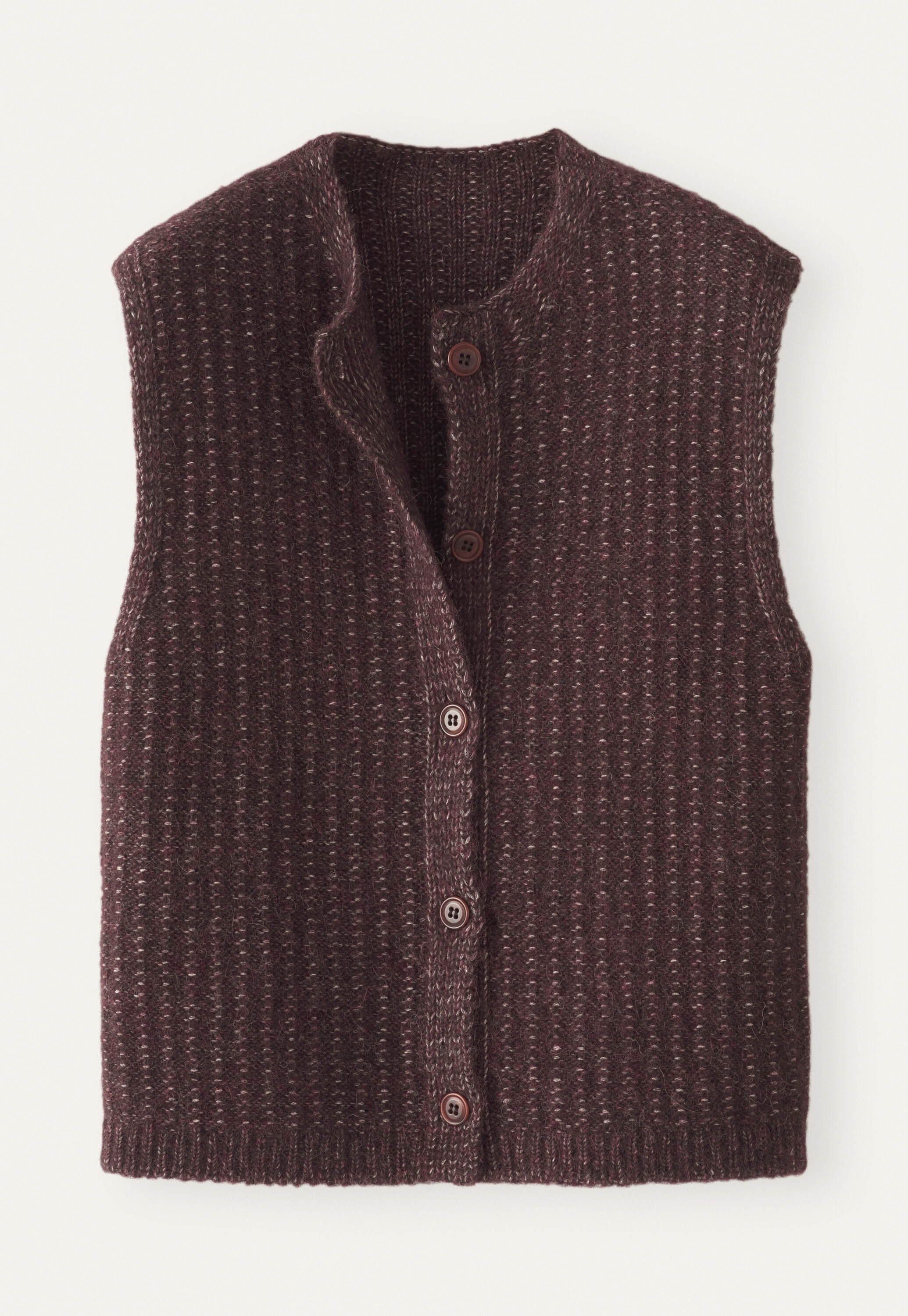 Sleeveless cardigan