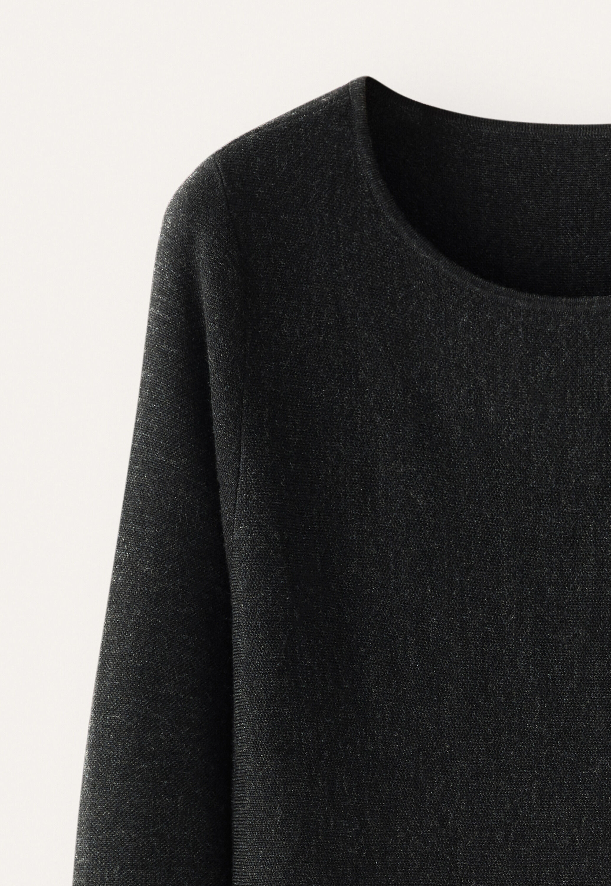 Knitted fit-and-flare dress