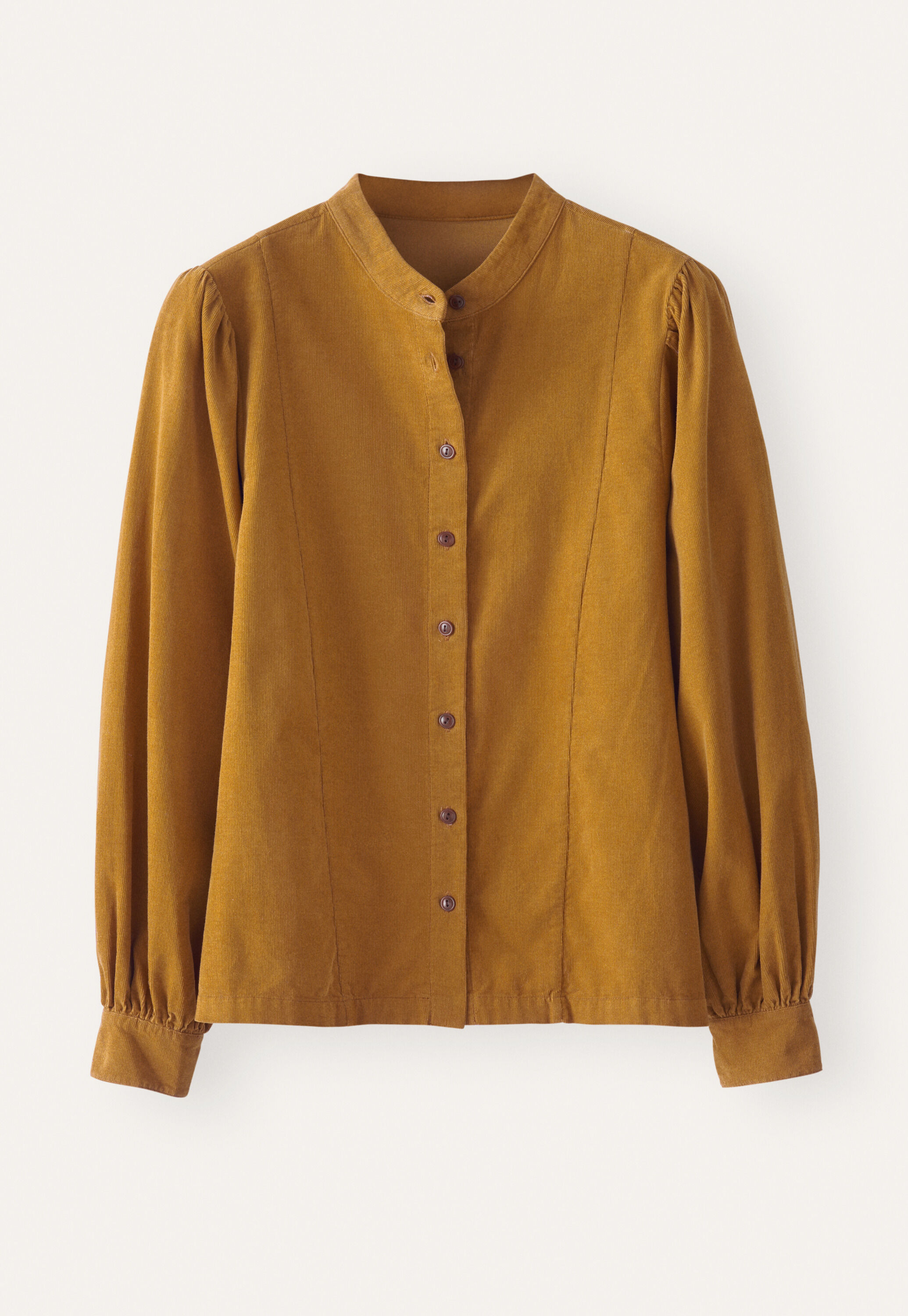Gathered sleeve blouse
