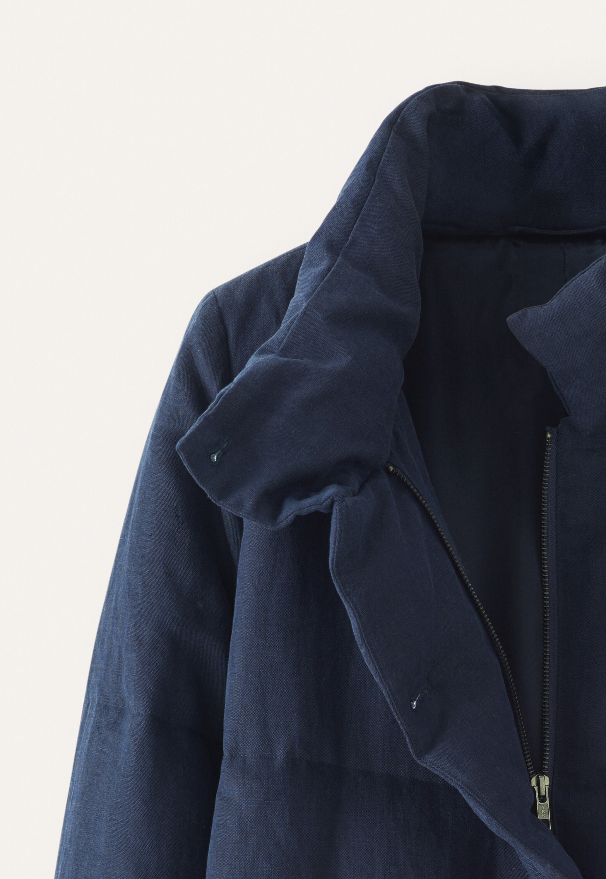 funnel-neck padded coat