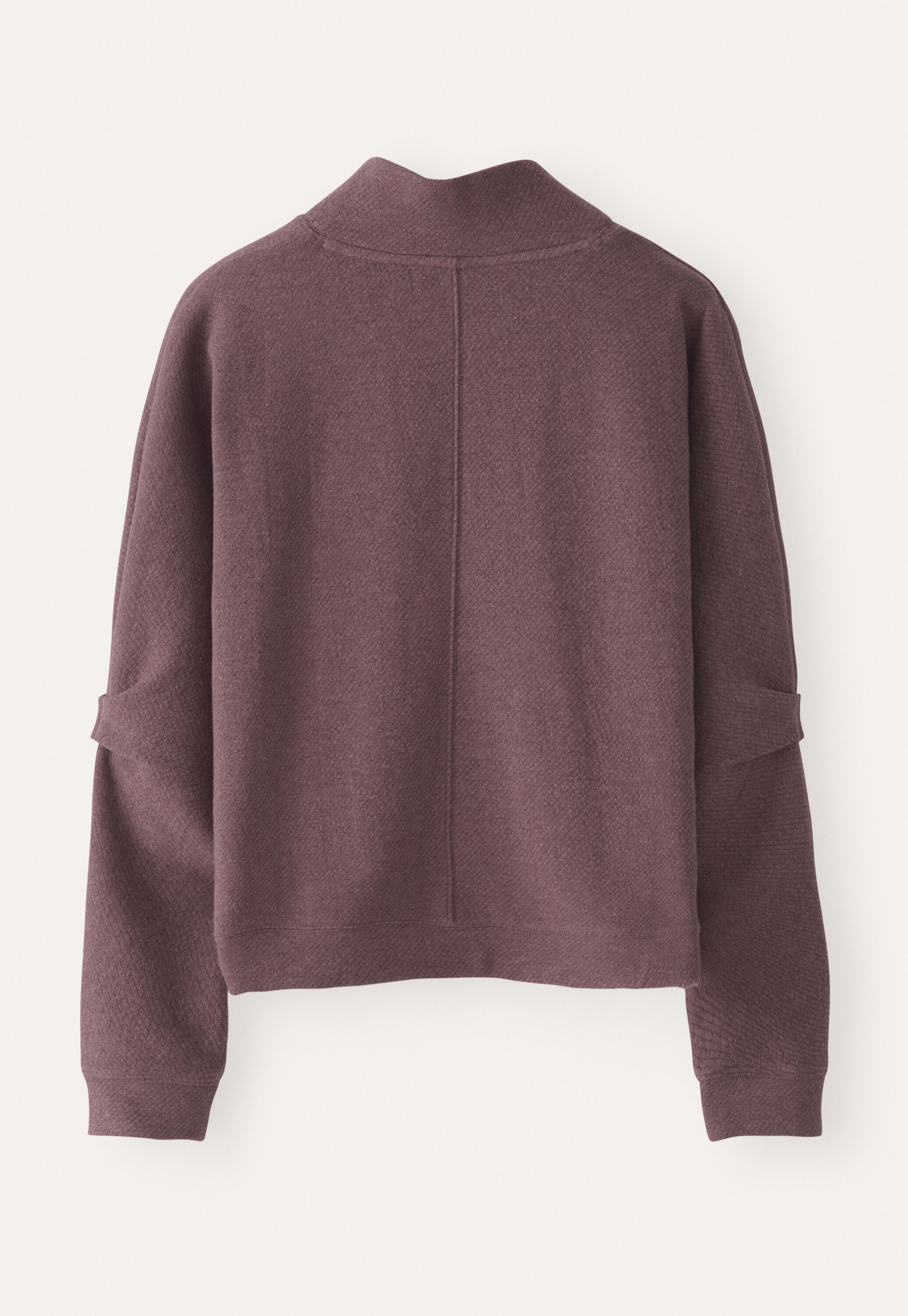 Tuck sleeve sweatshirt
