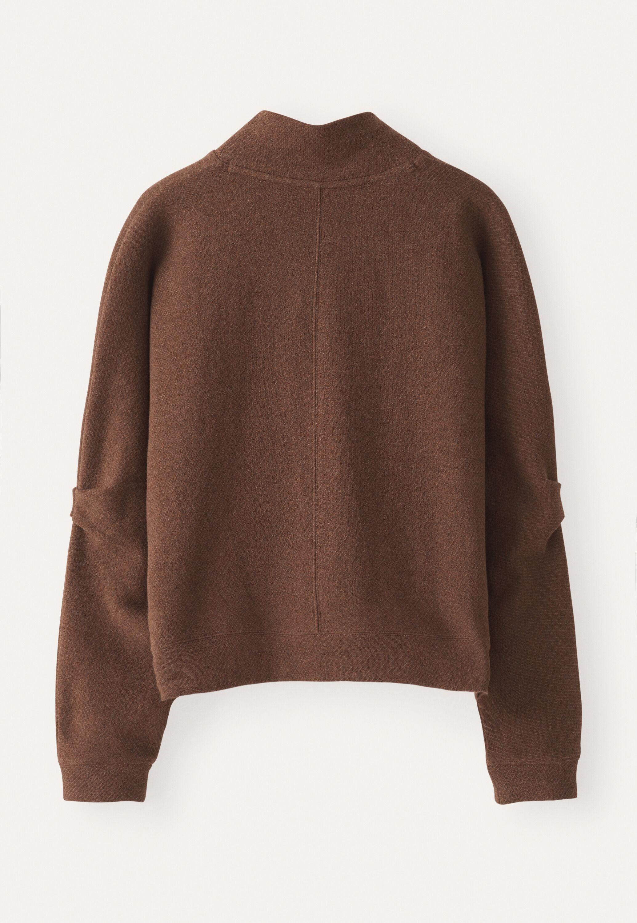 Tuck sleeve sweatshirt