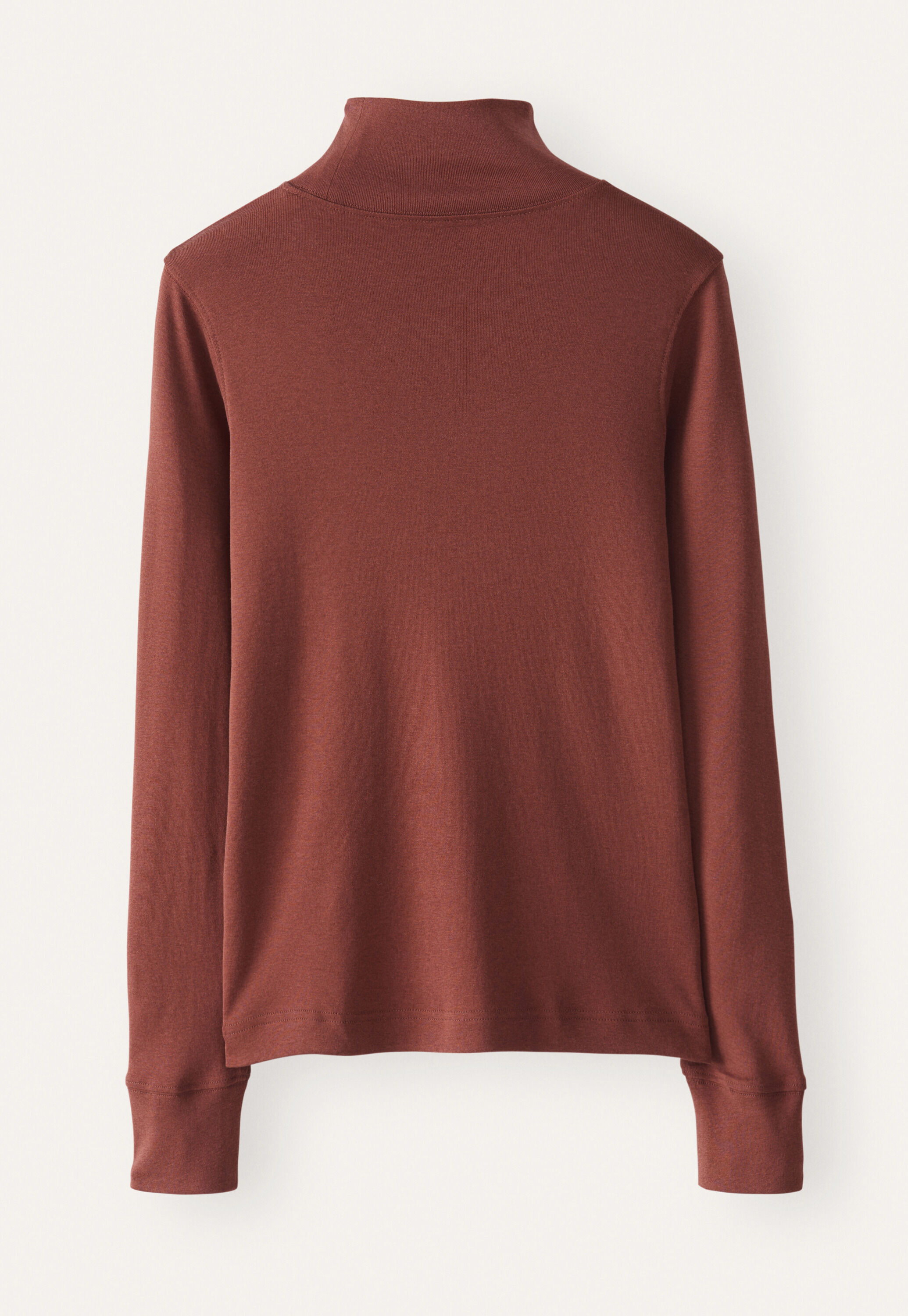 High-neck jersey top