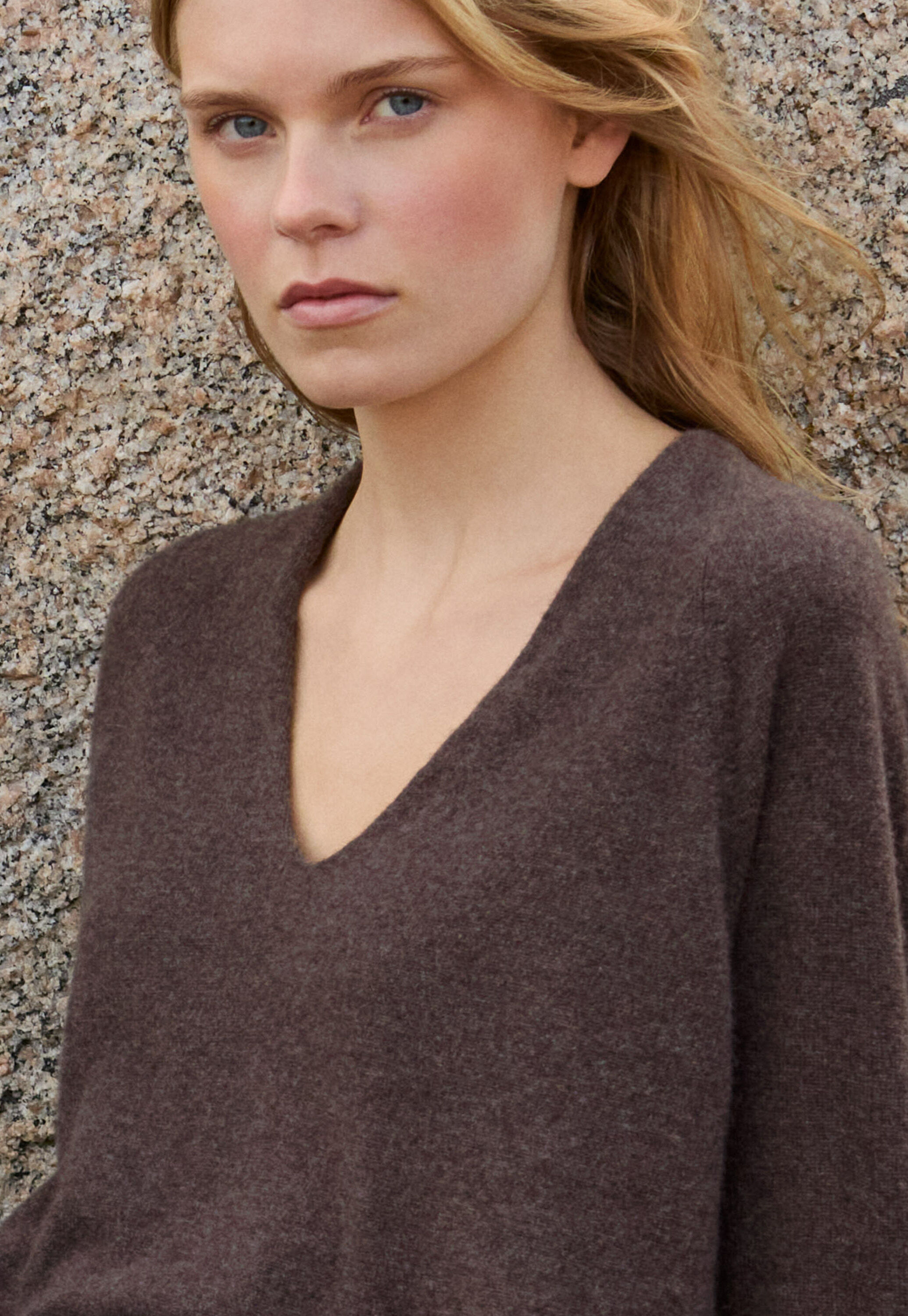 V-neck sweater