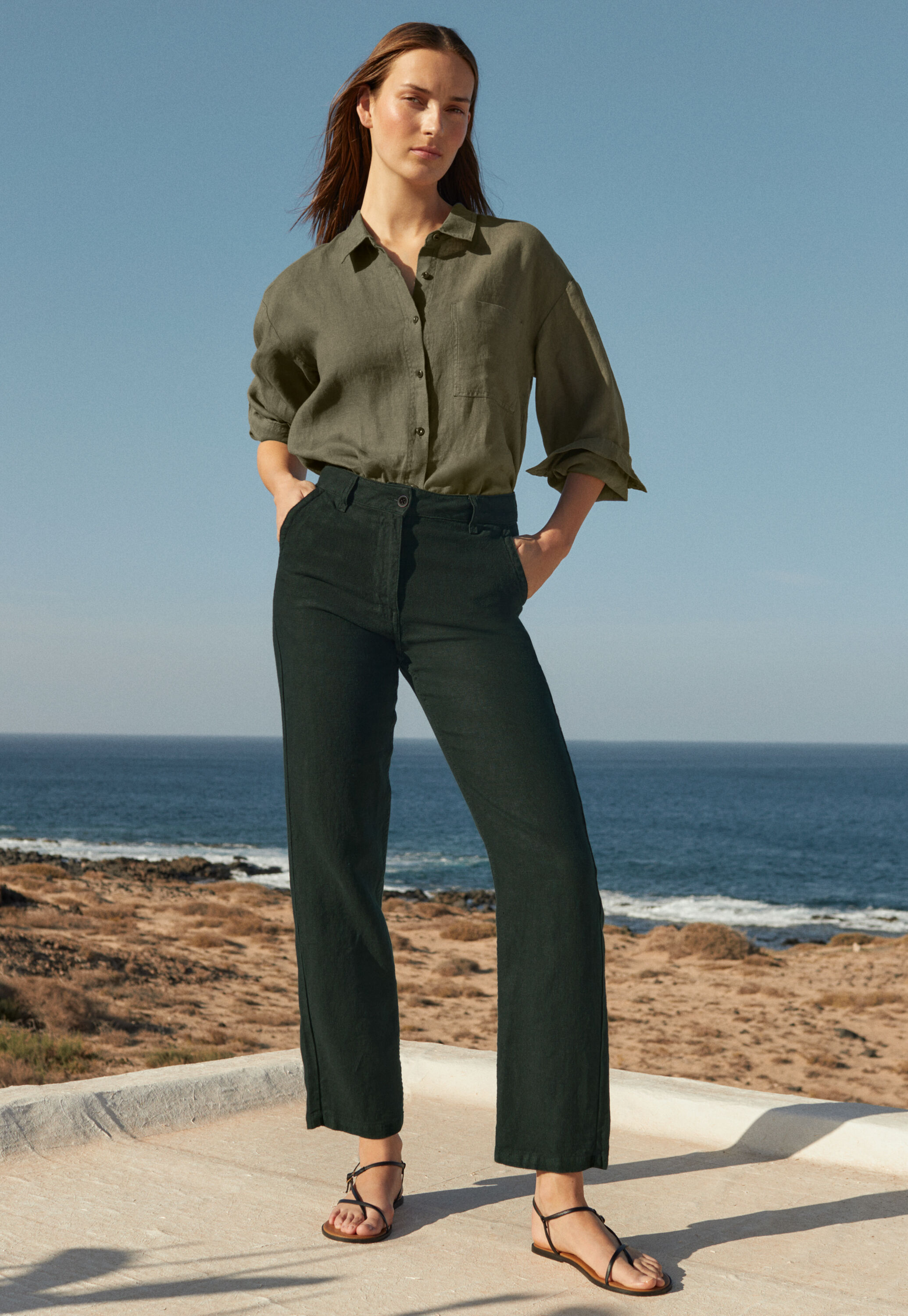 Slim-leg jeans