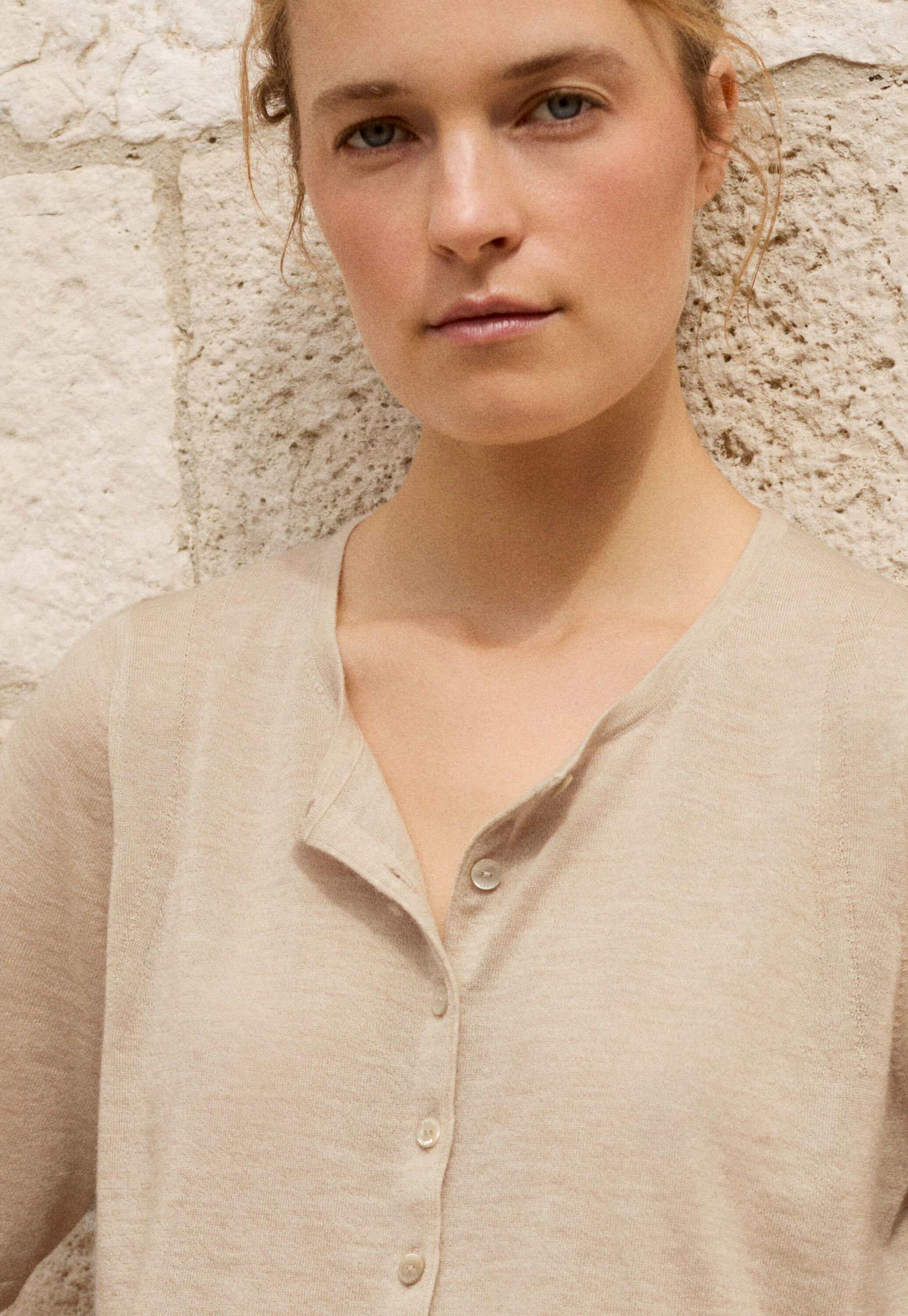 Button-through sweater