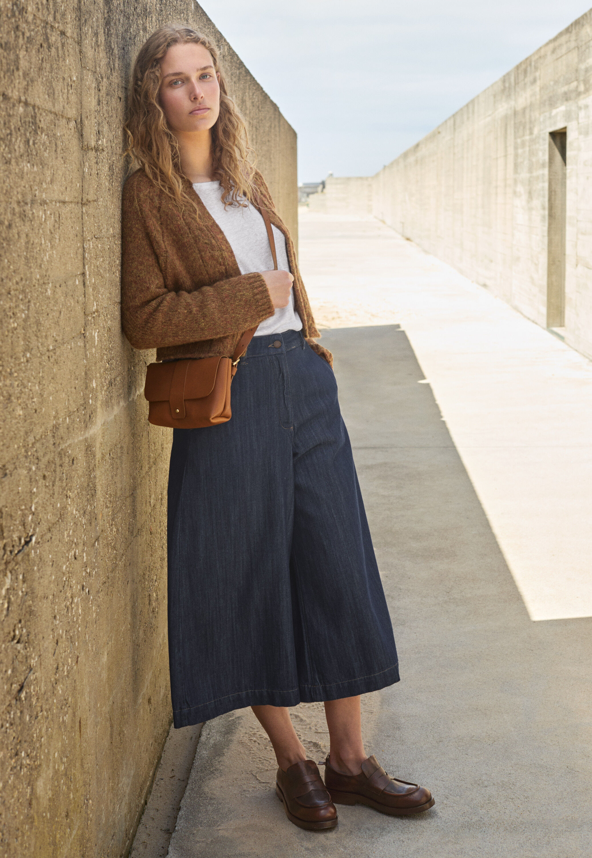 Denim culottes