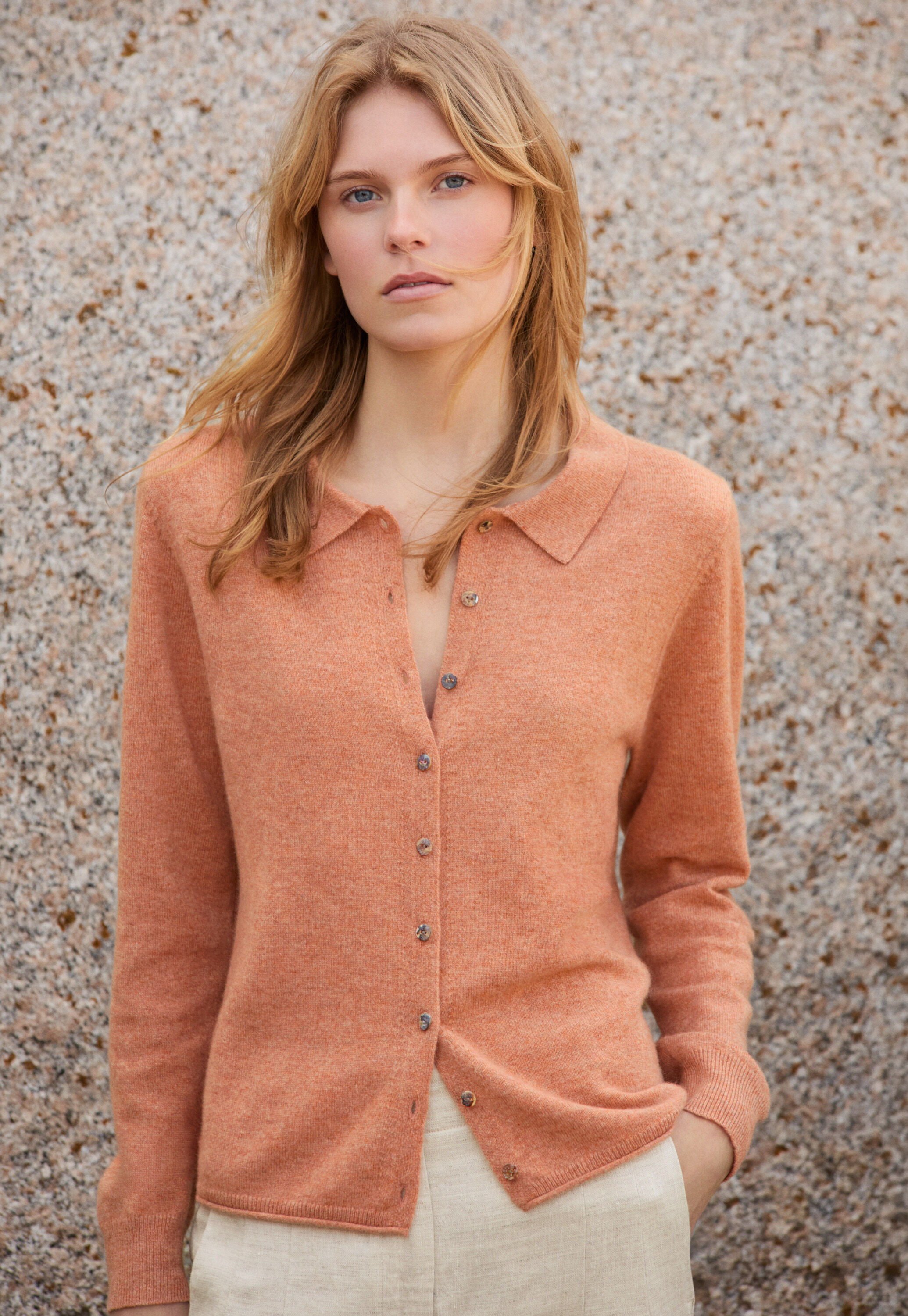 Button-through sweater