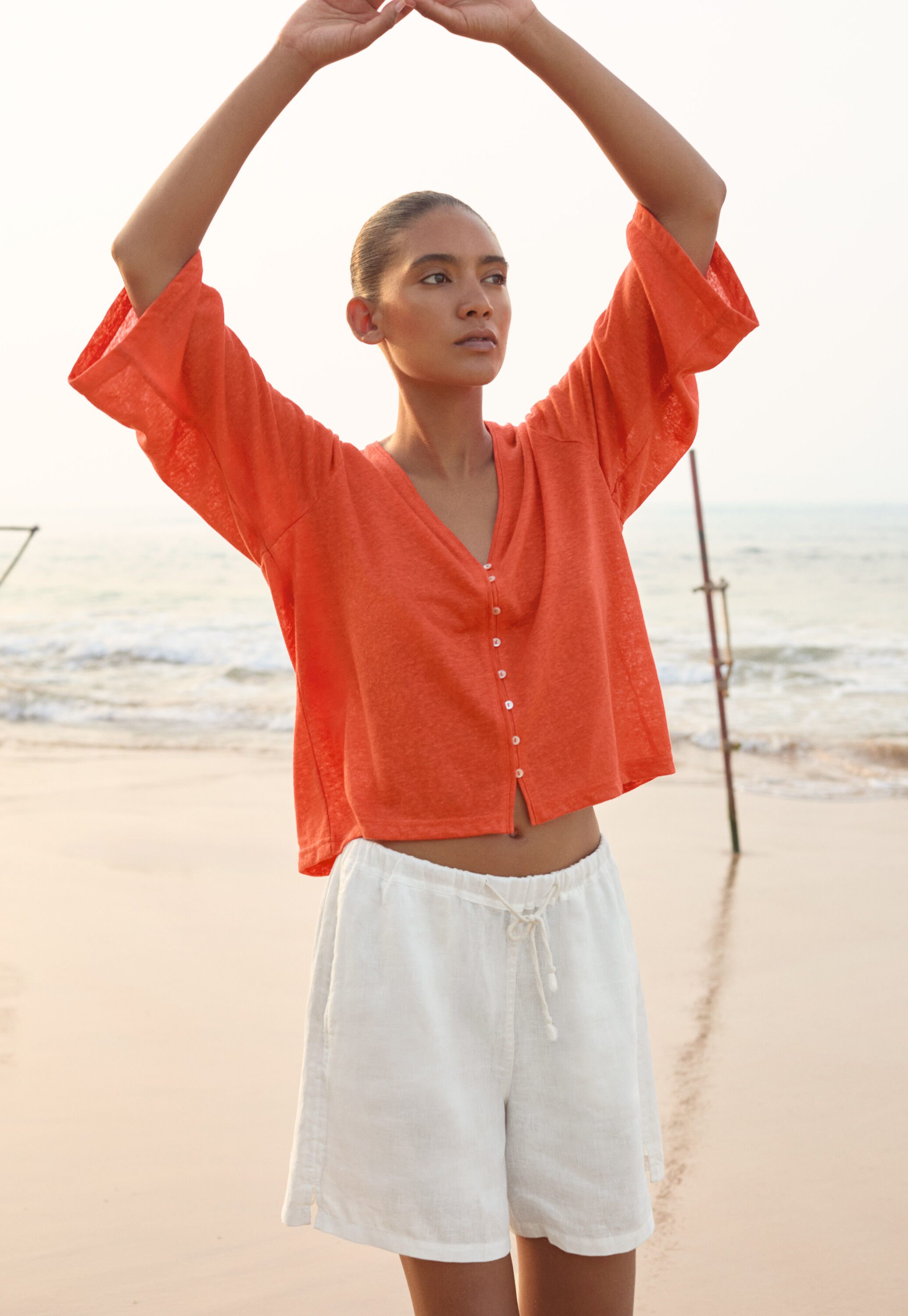 Pleat-front trousers