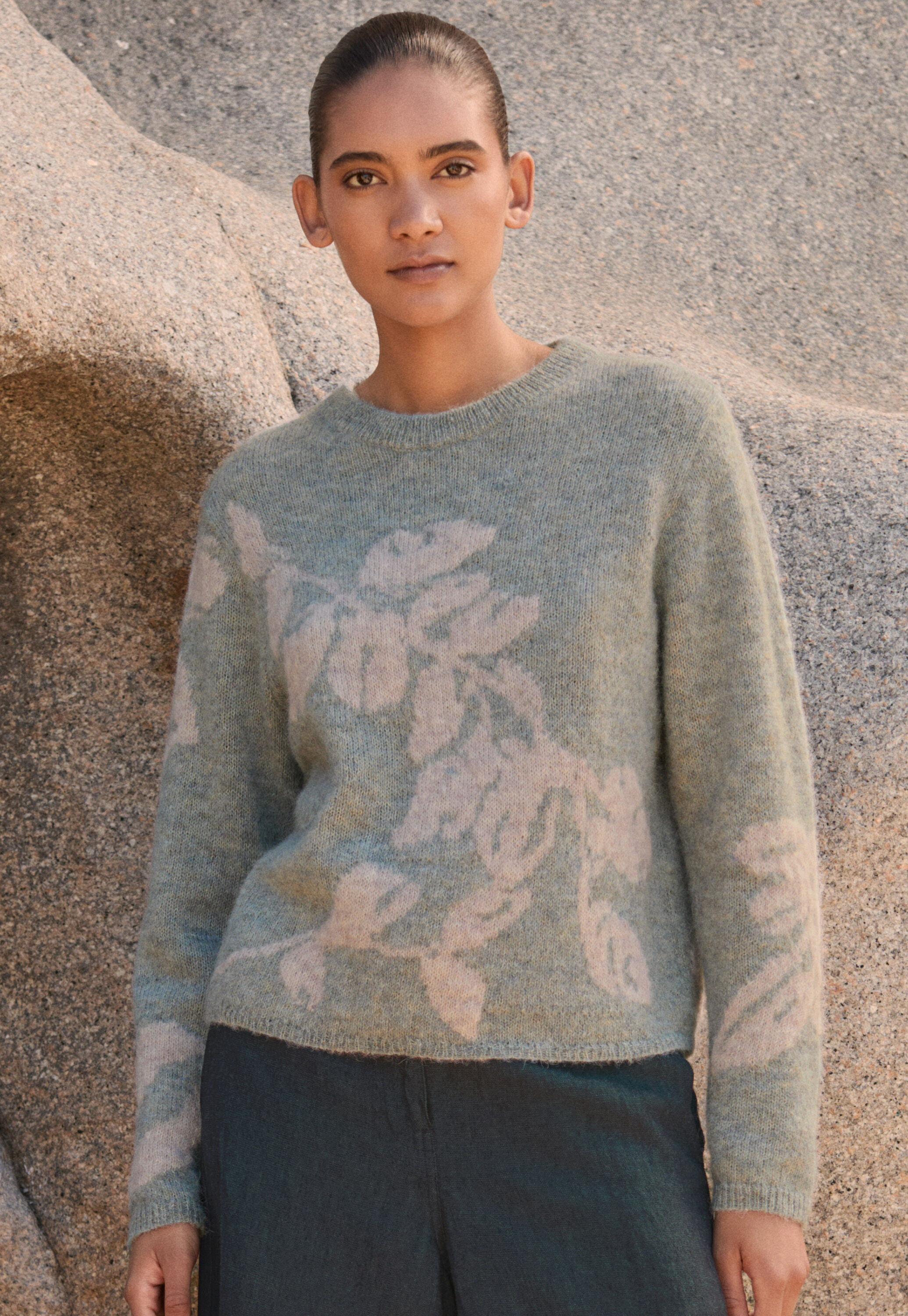 Intarsia sweater