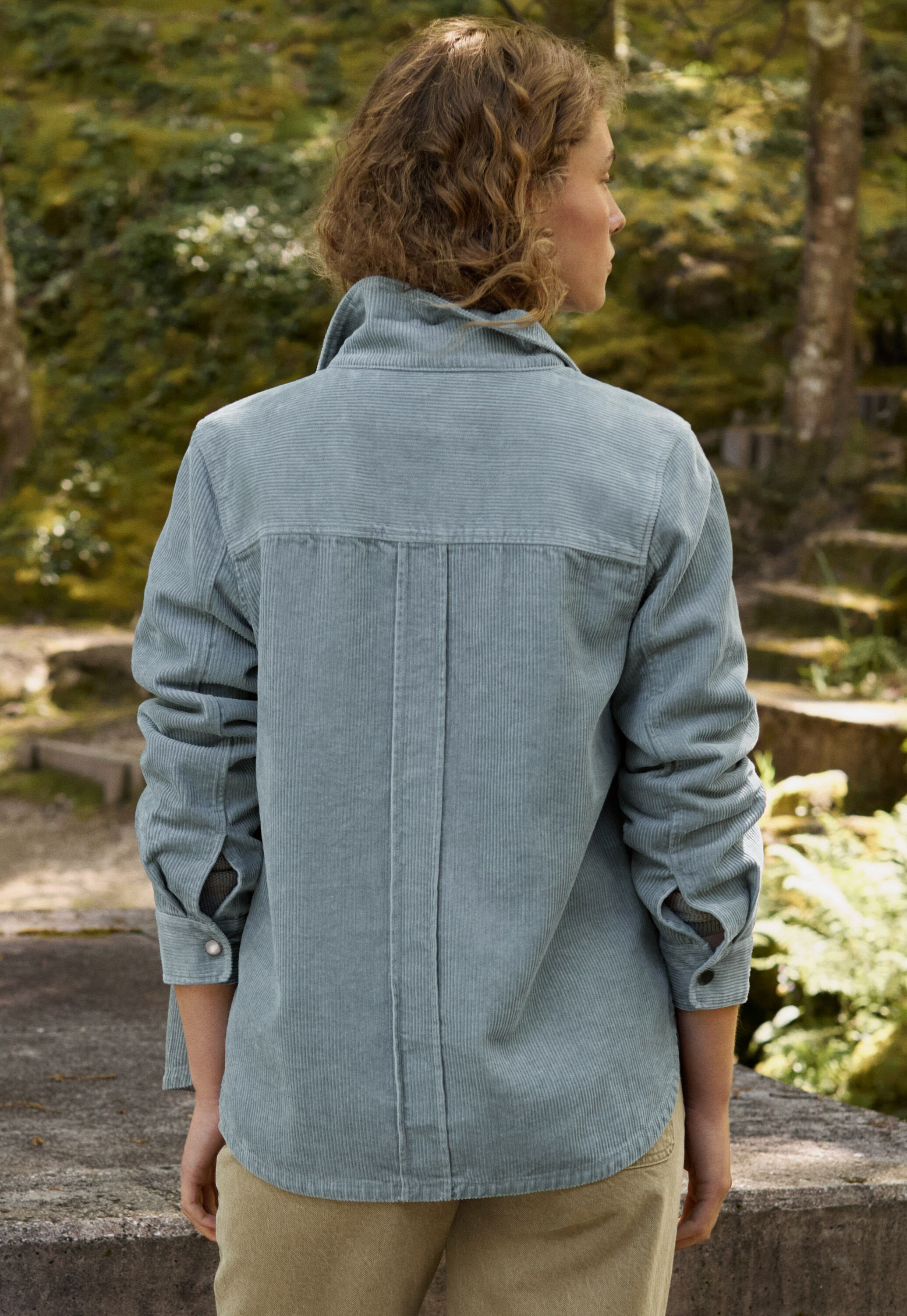 Cord overshirt