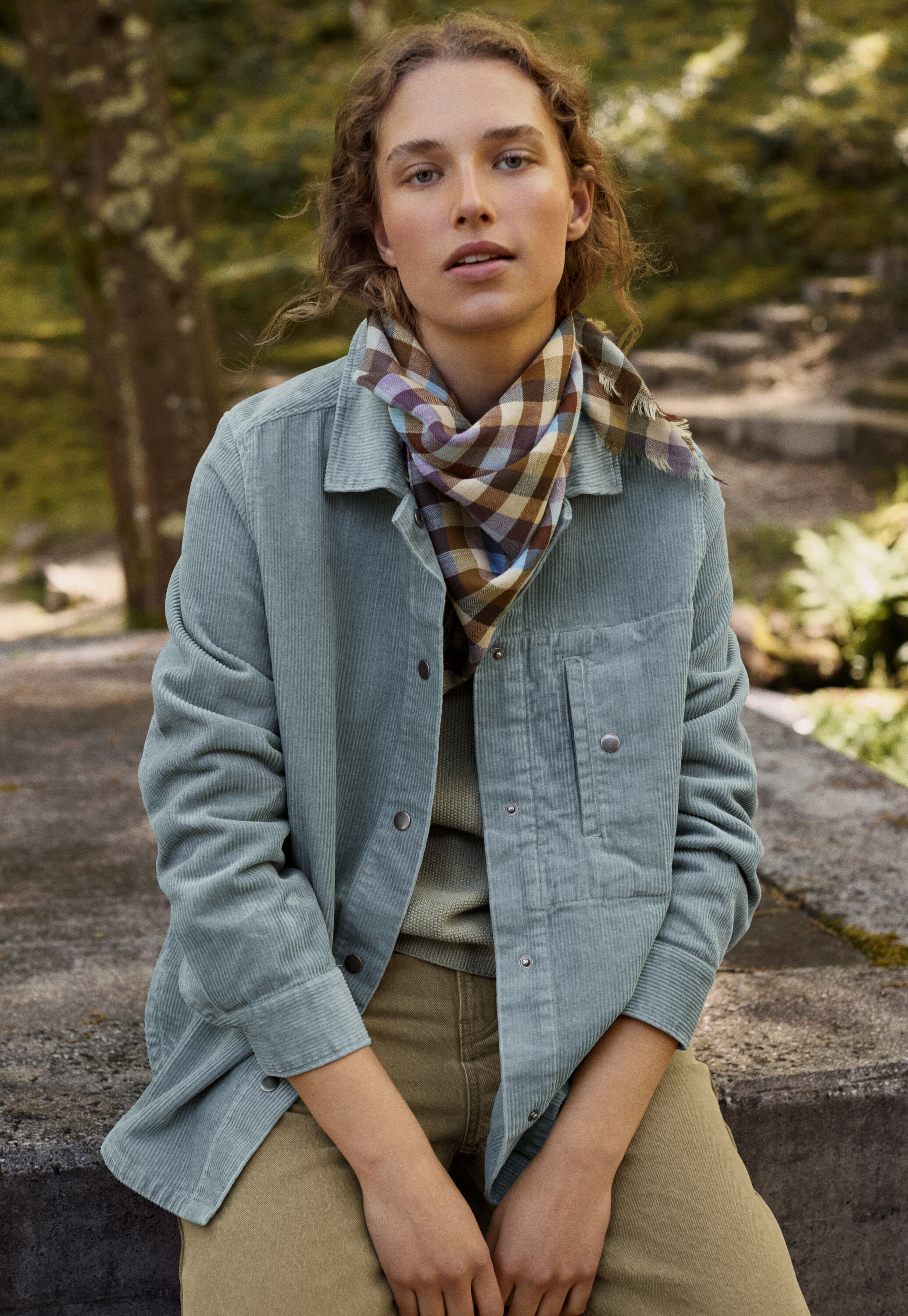 Cord overshirt