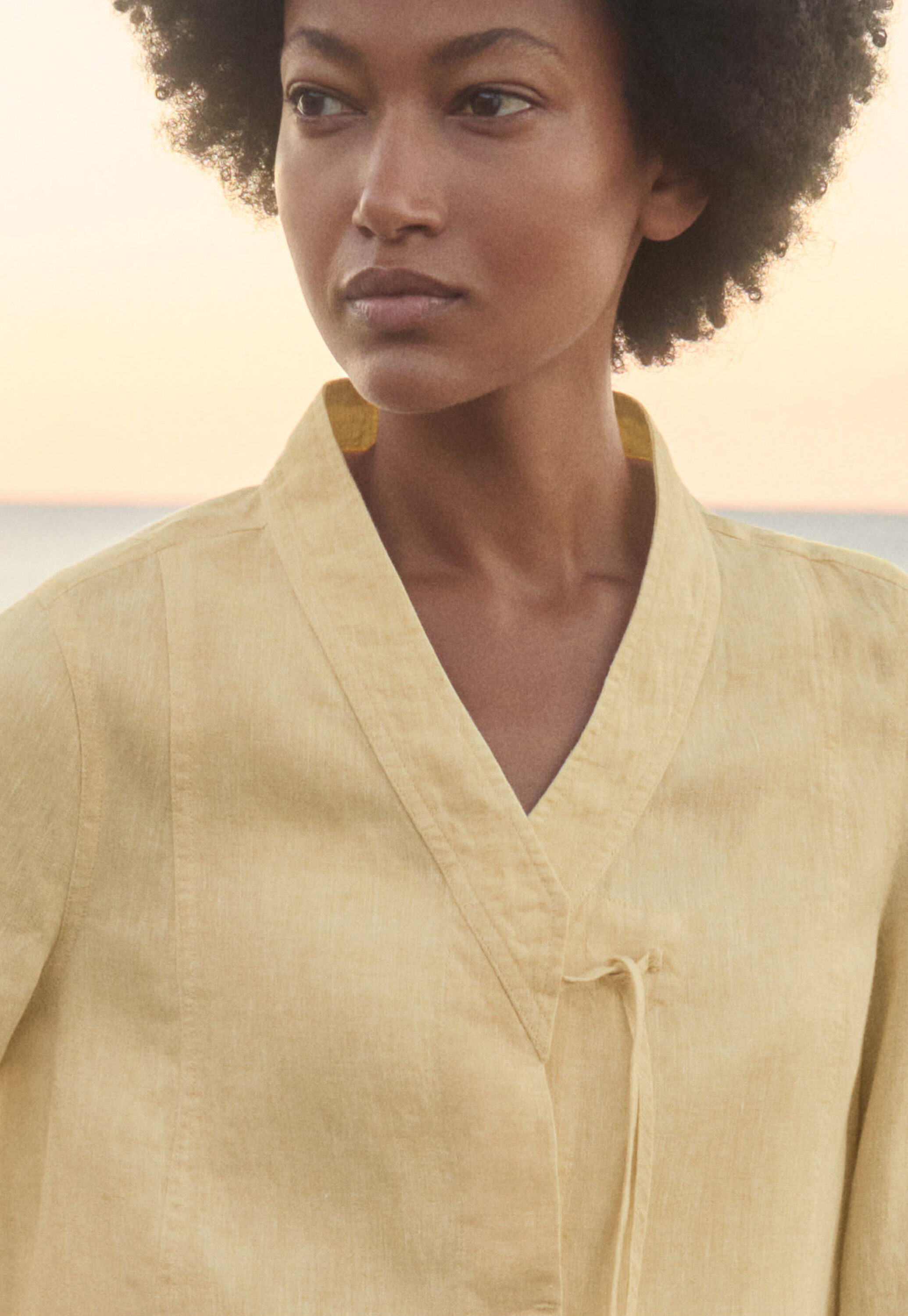 Kimono-style shirt