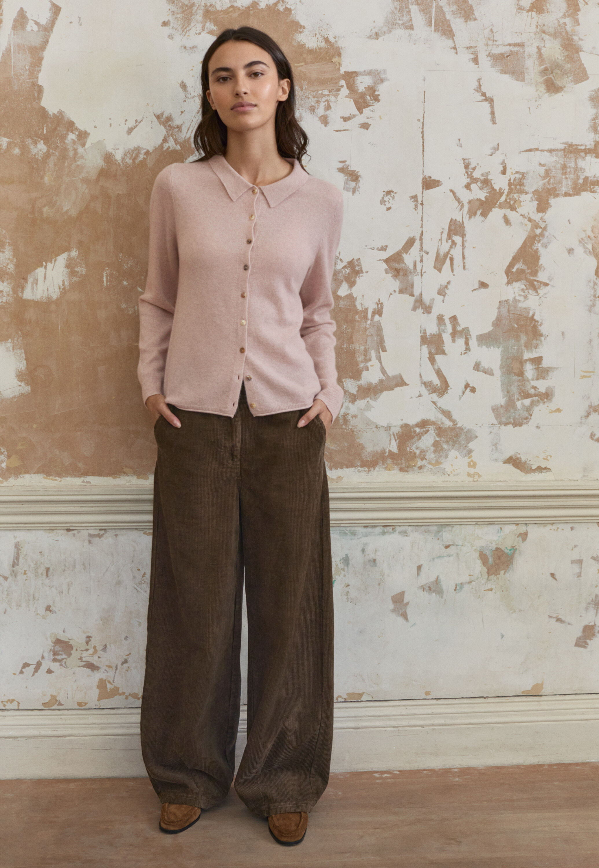 Hemp cotton & yak cord trousers