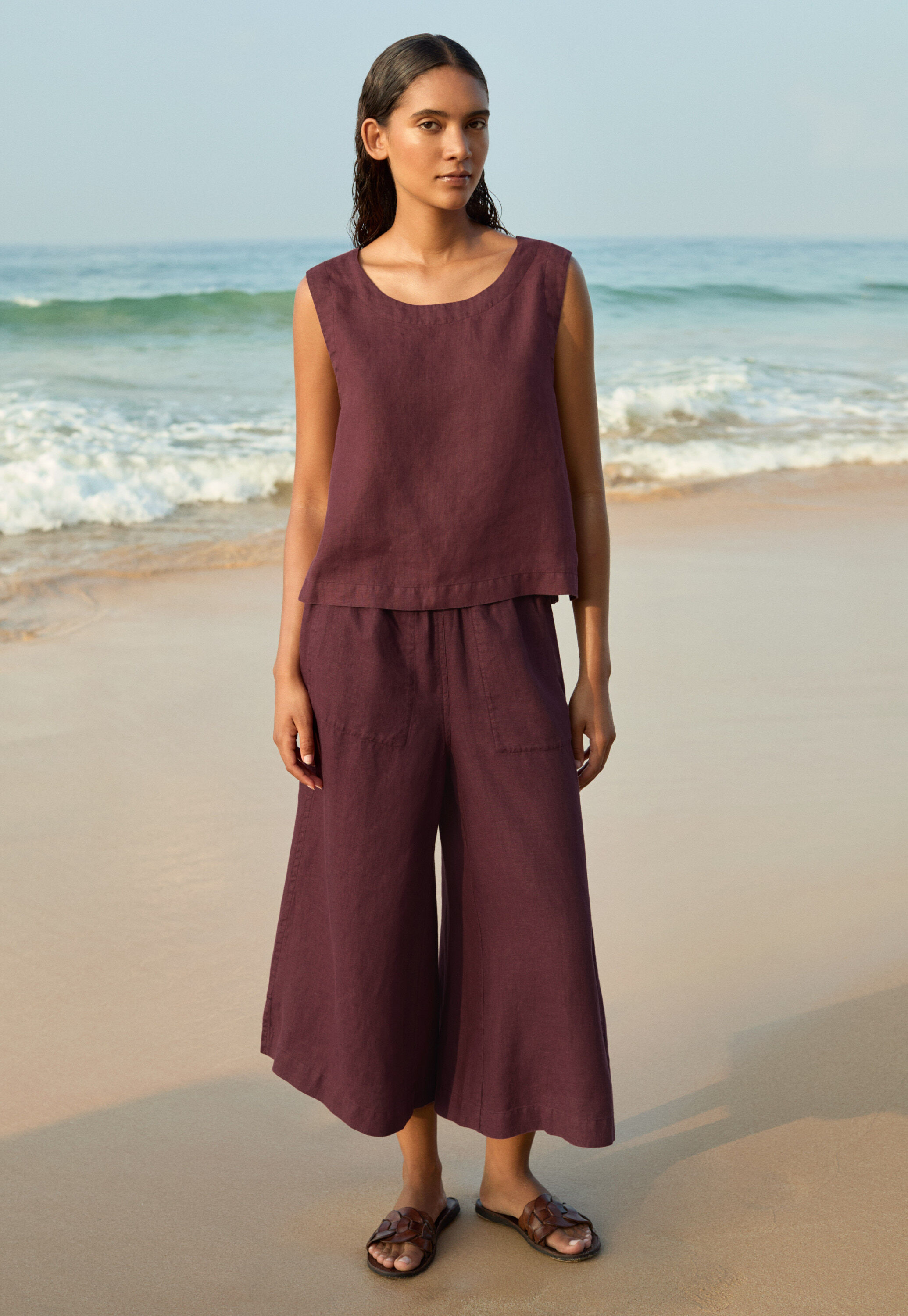 Pleat-front trousers