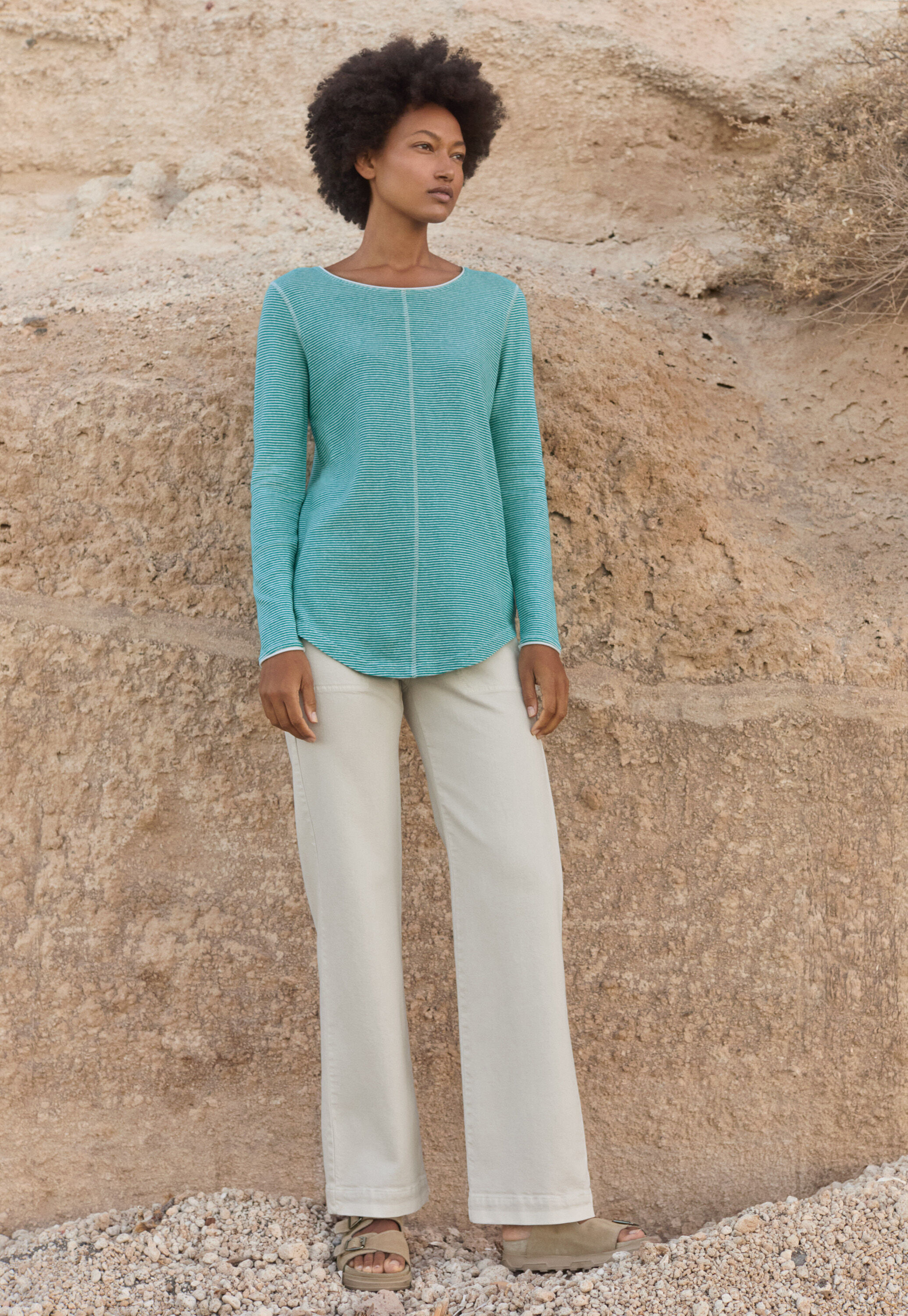 Straight-leg trousers
