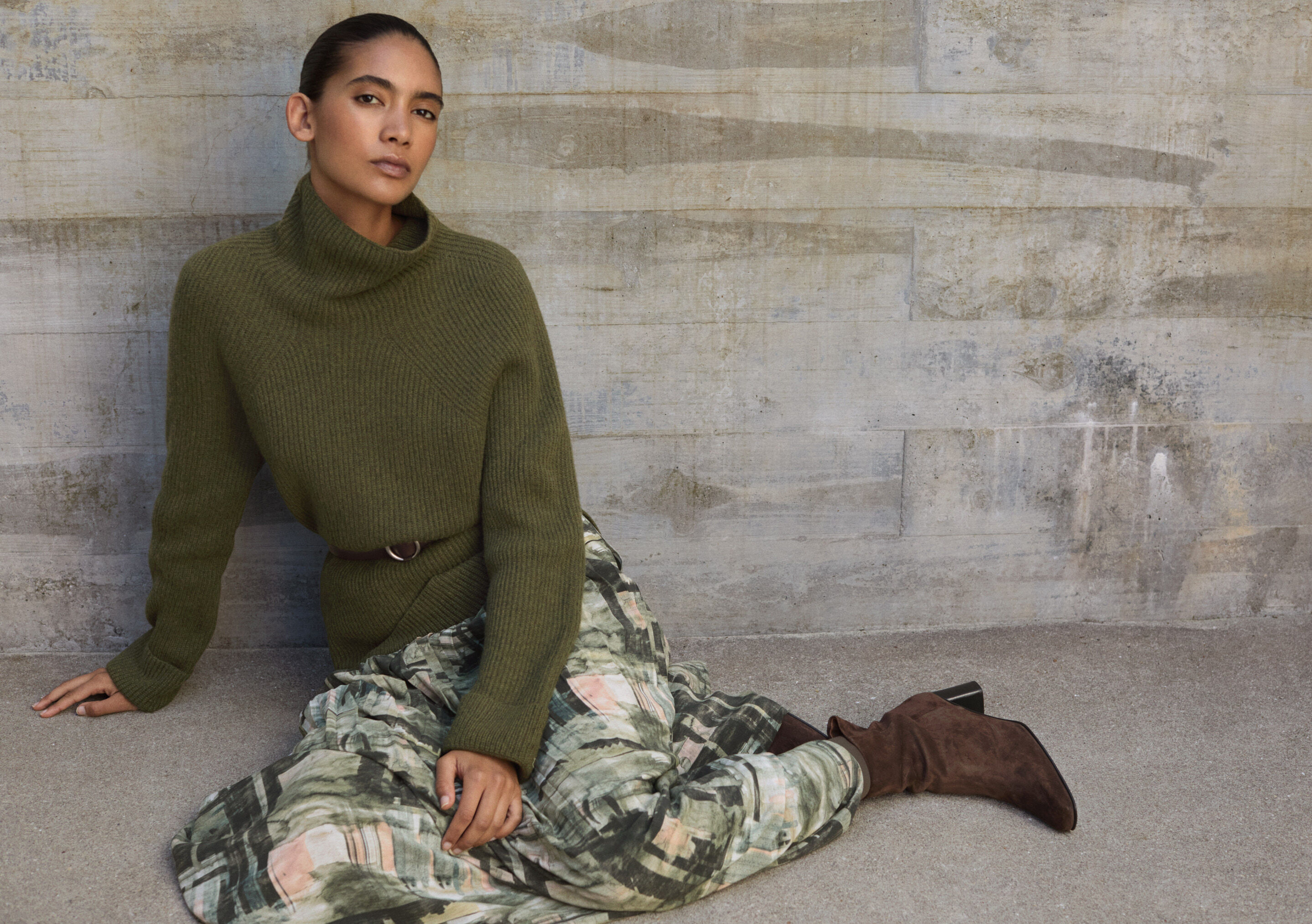 Roll-neck sweater