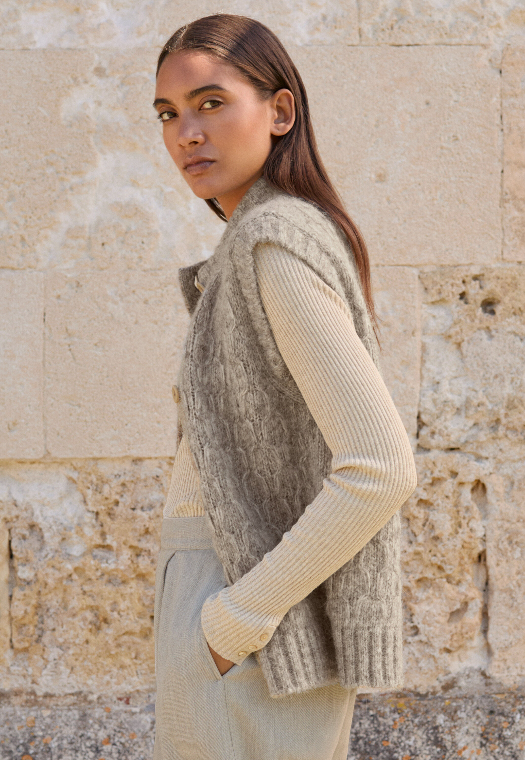 Knitted jacket