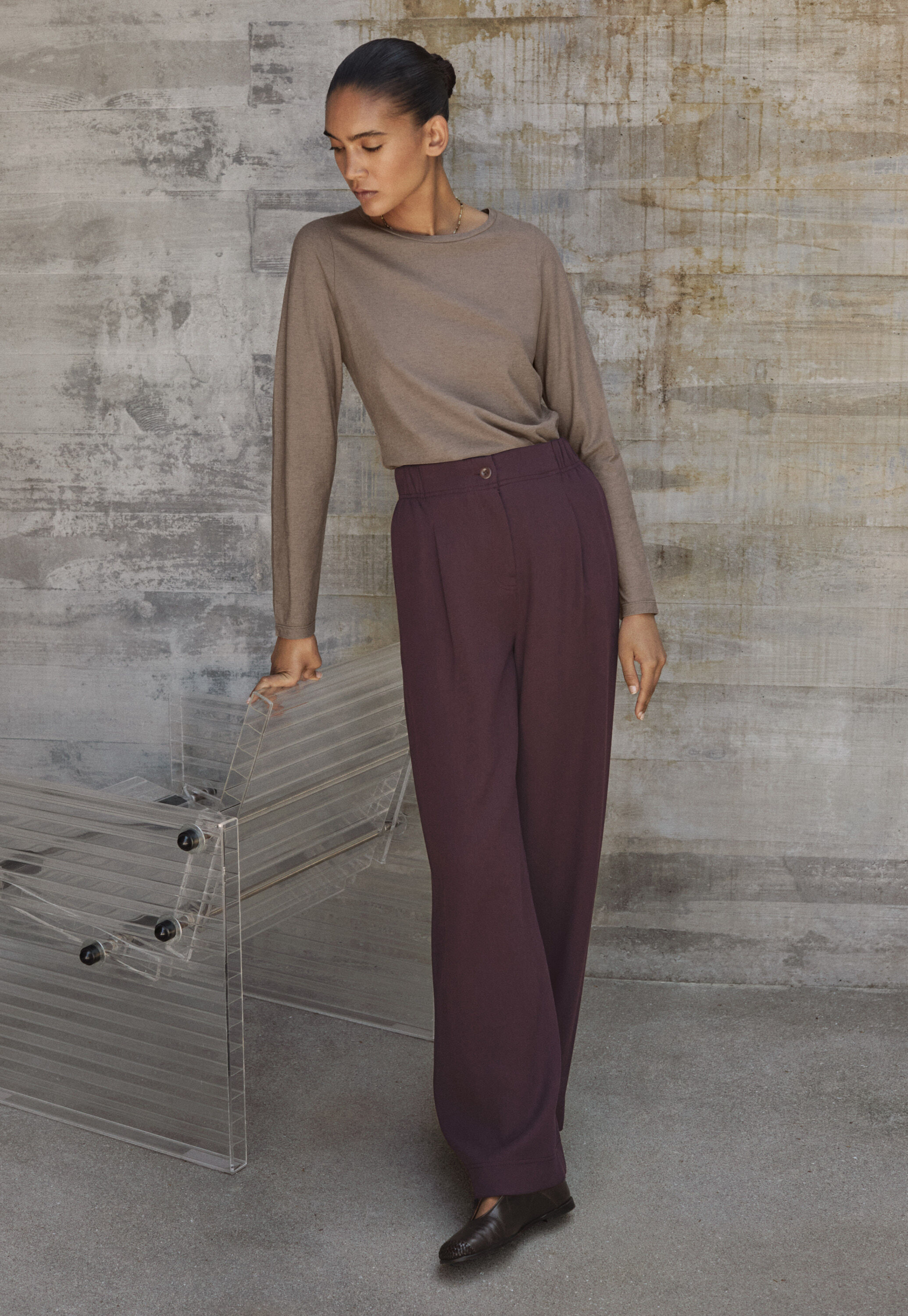 Round-neck top