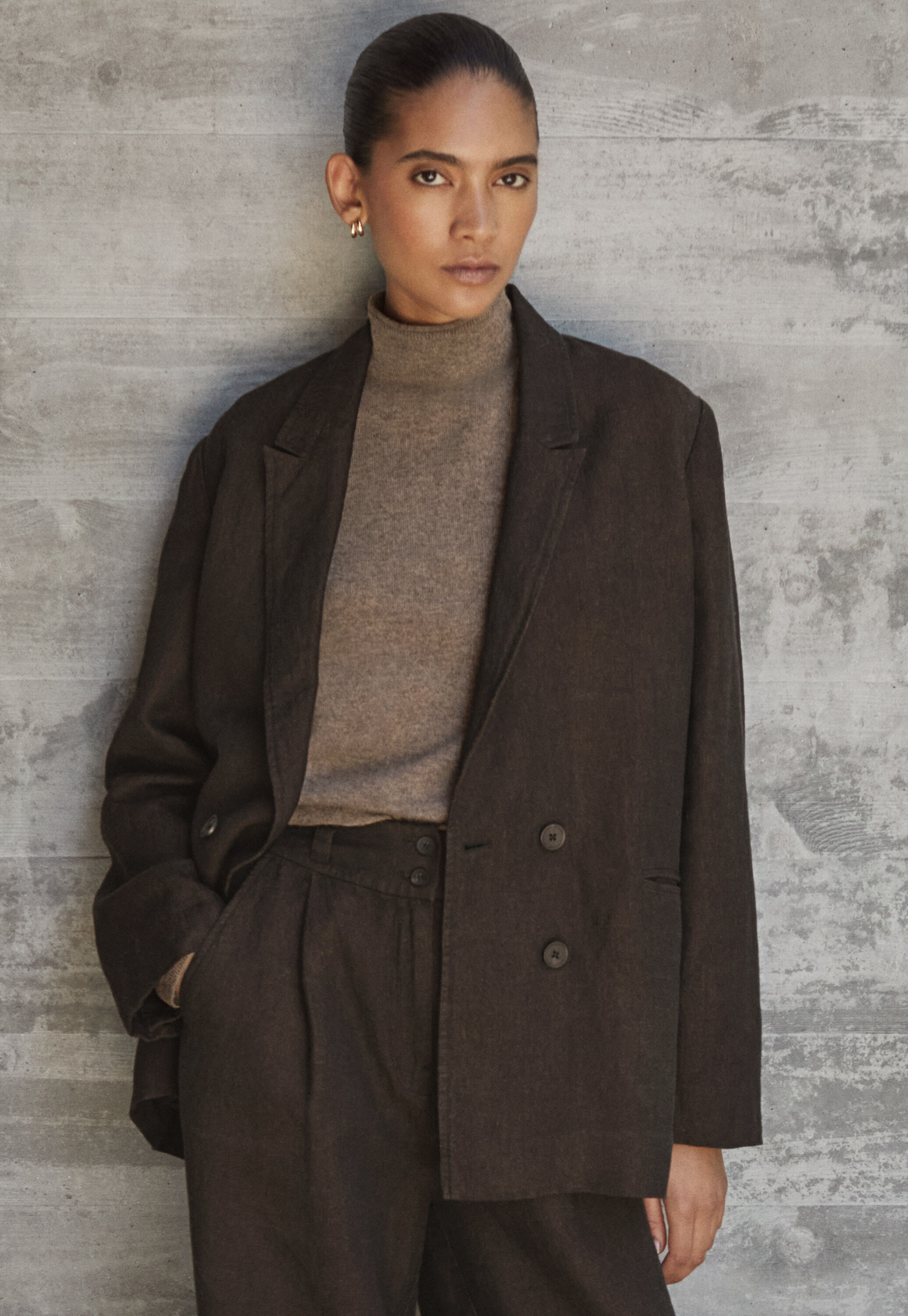 Double-breasted jacket