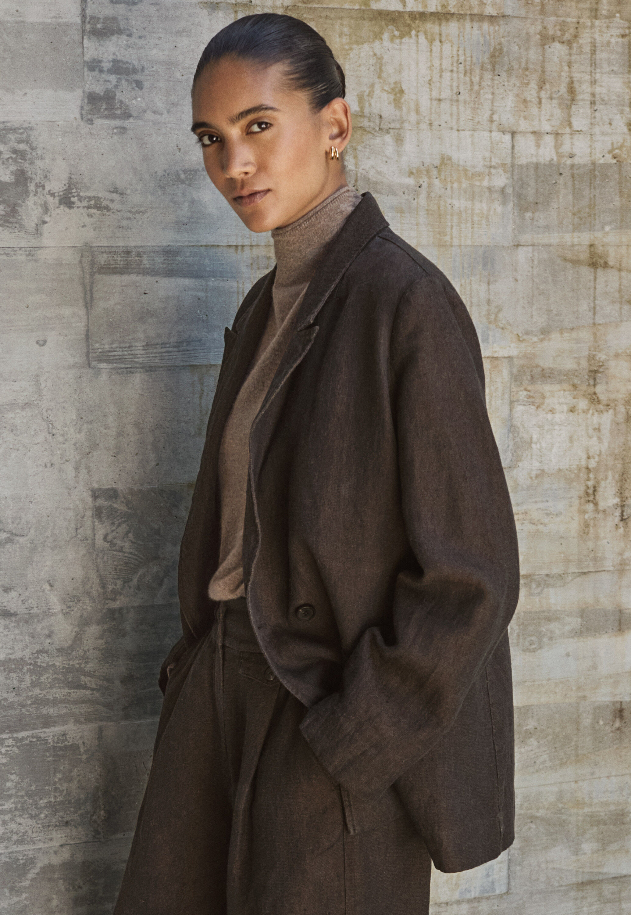 Double-breasted jacket