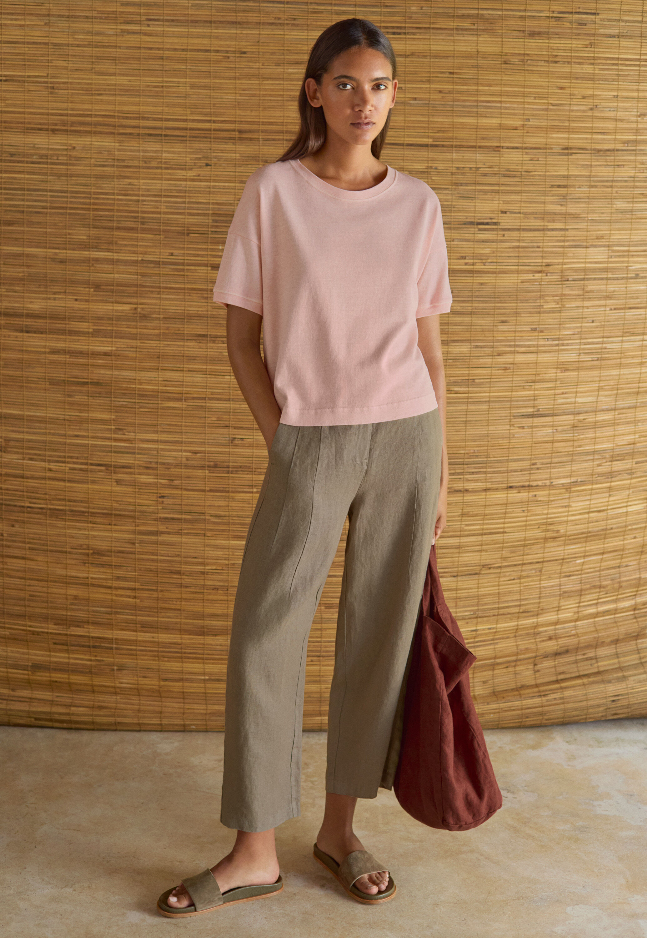 Pleat-front trousers